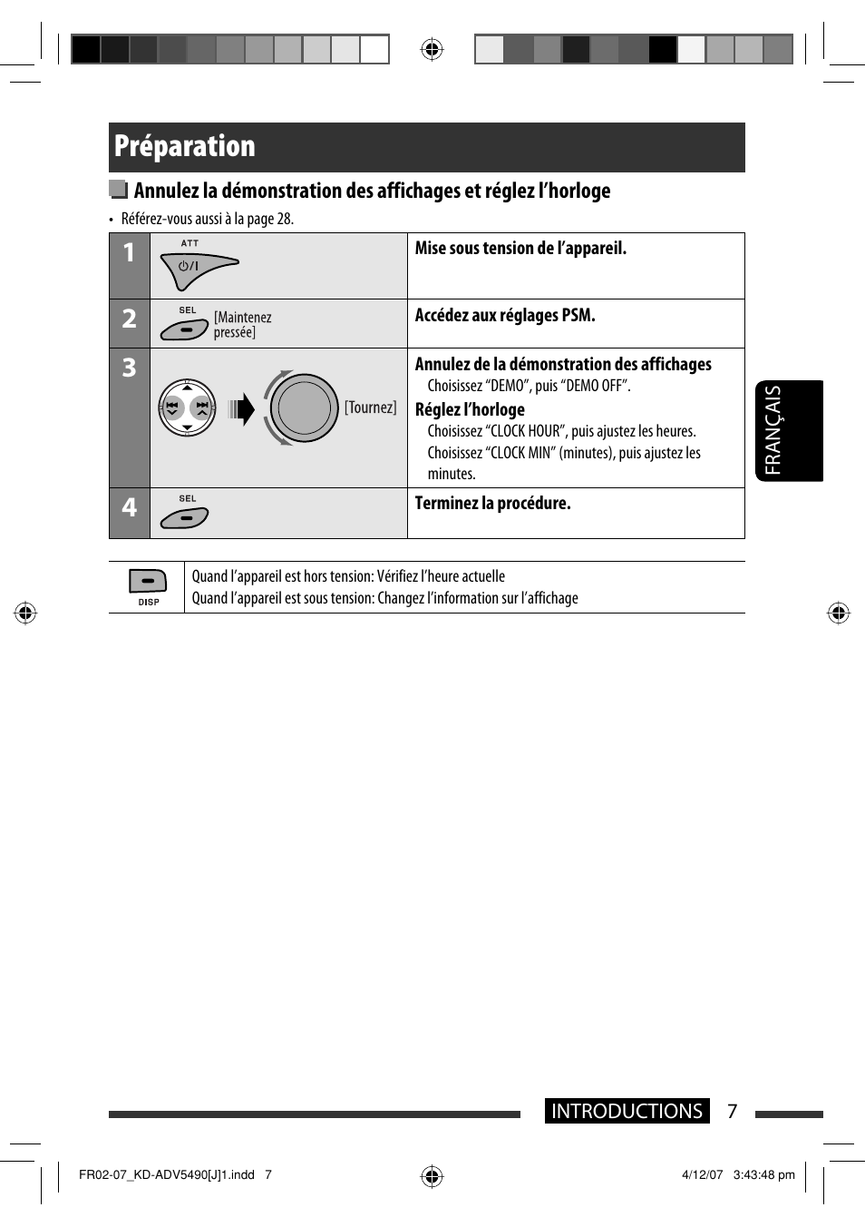 Préparation | JVC KD-DV5400 User Manual | Page 91 / 129