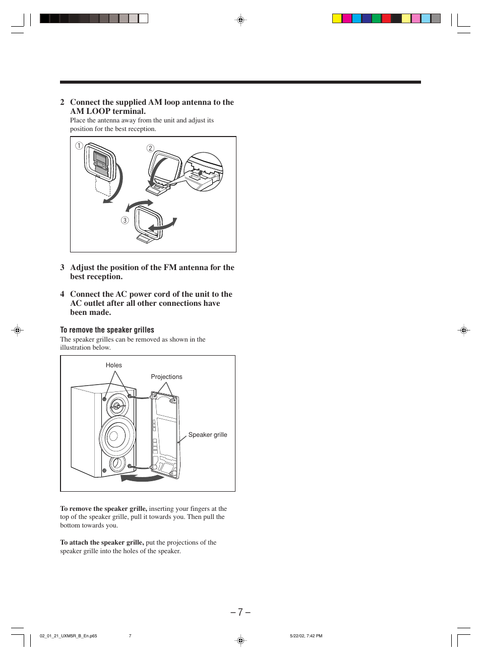 JVC SP-UXM5 User Manual | Page 10 / 24