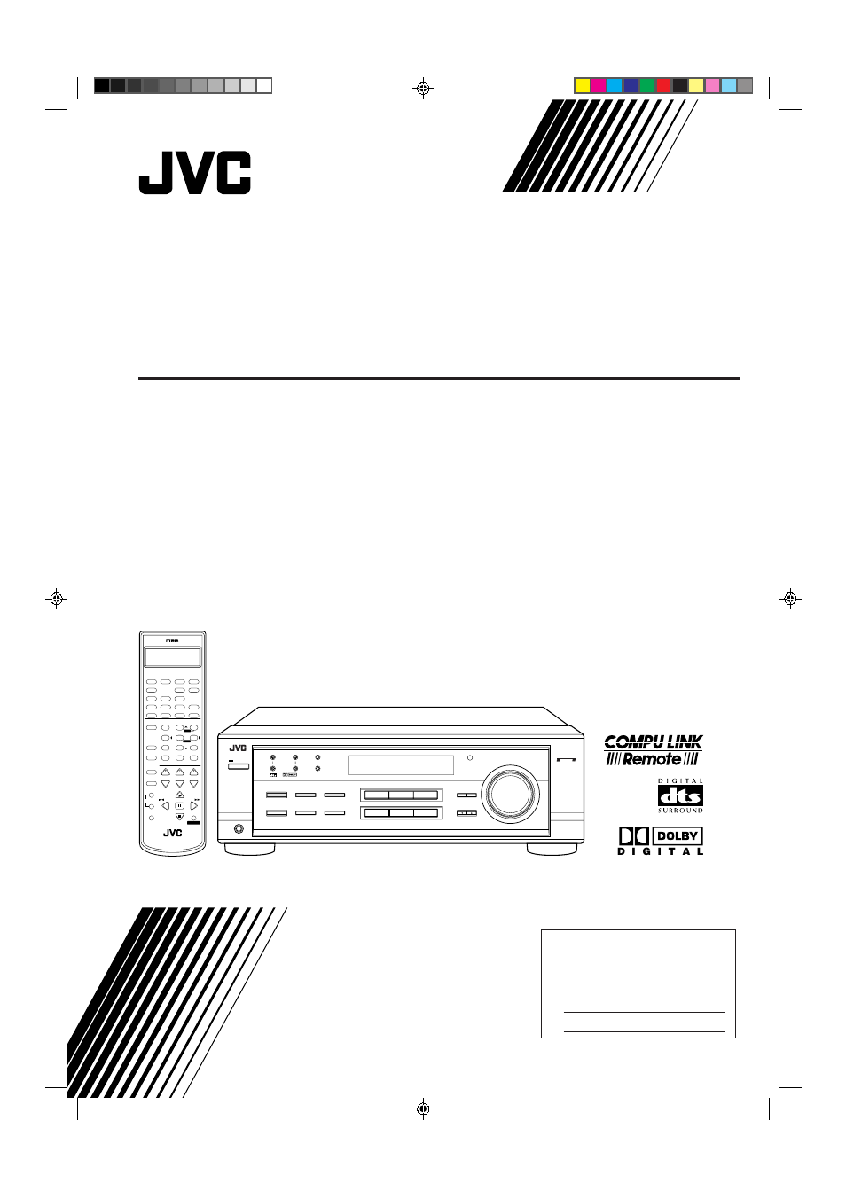JVC RX-6510VBK User Manual | 40 pages