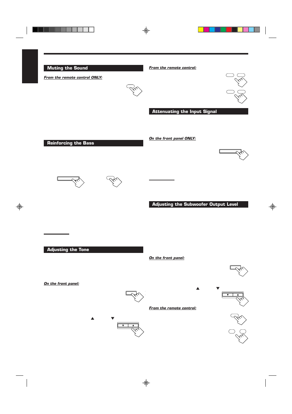 English | JVC RX-6510VBK User Manual | Page 14 / 40