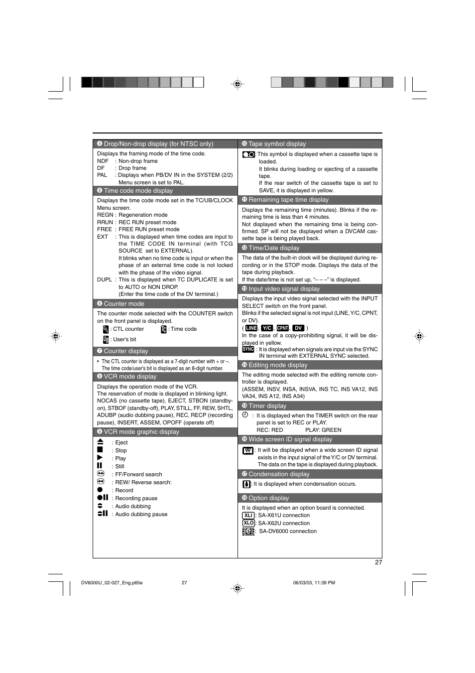 JVC BR-DV6000 User Manual | Page 27 / 106