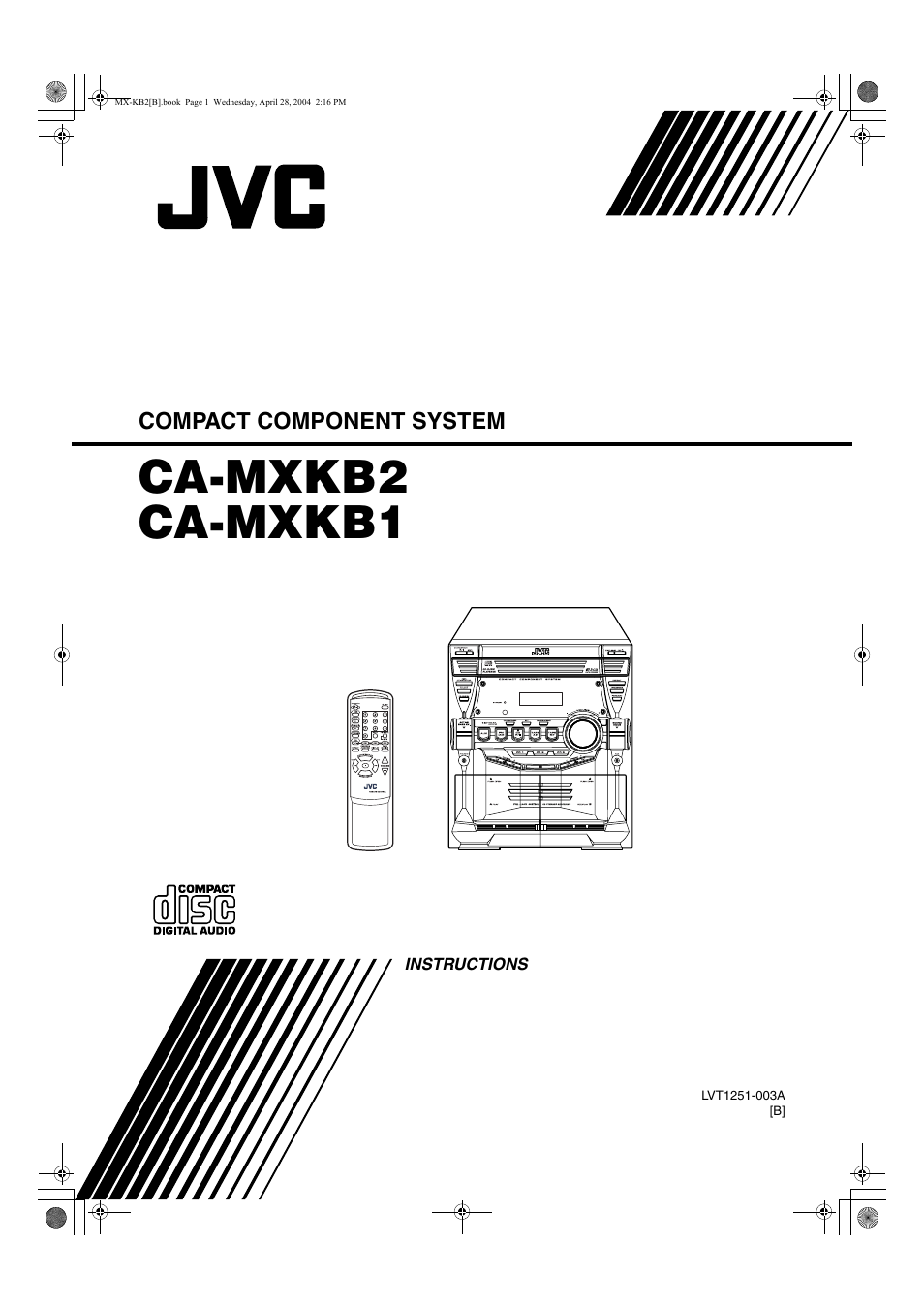 JVC CA-MXKB1 User Manual | 30 pages