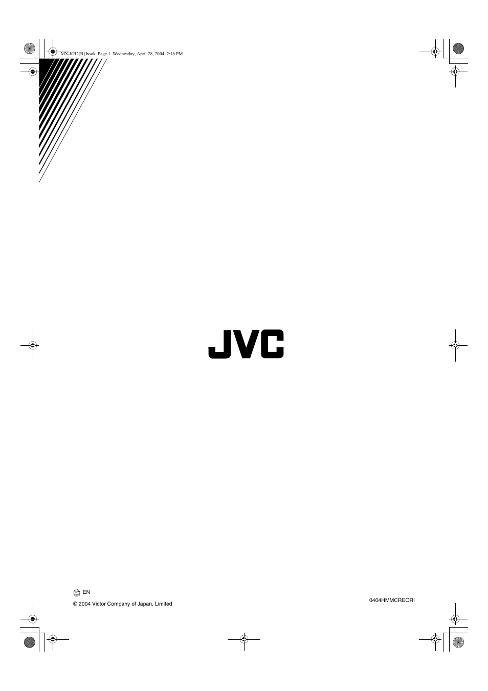 JVC CA-MXKB1 User Manual | Page 30 / 30