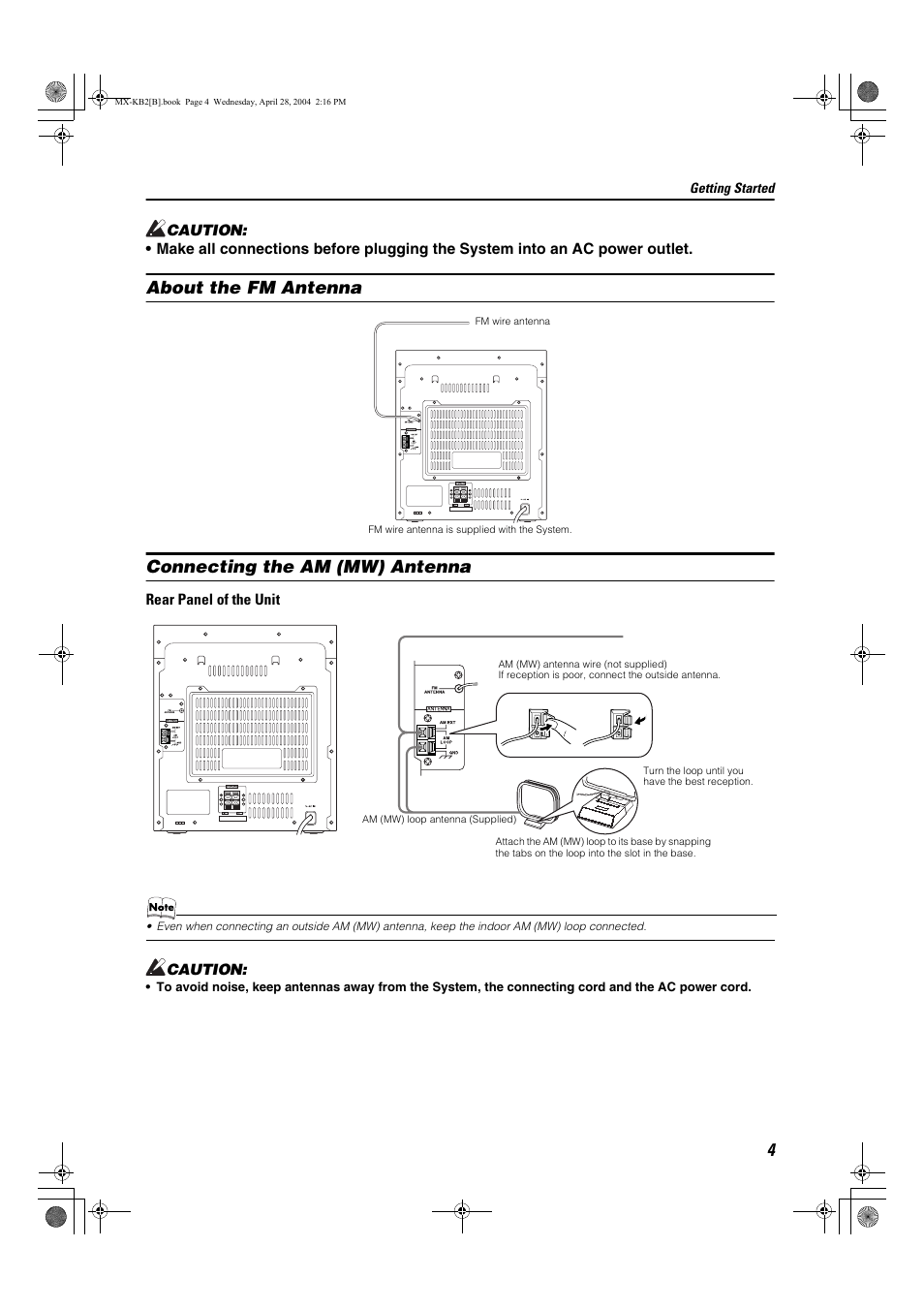 JVC CA-MXKB1 User Manual | Page 7 / 30