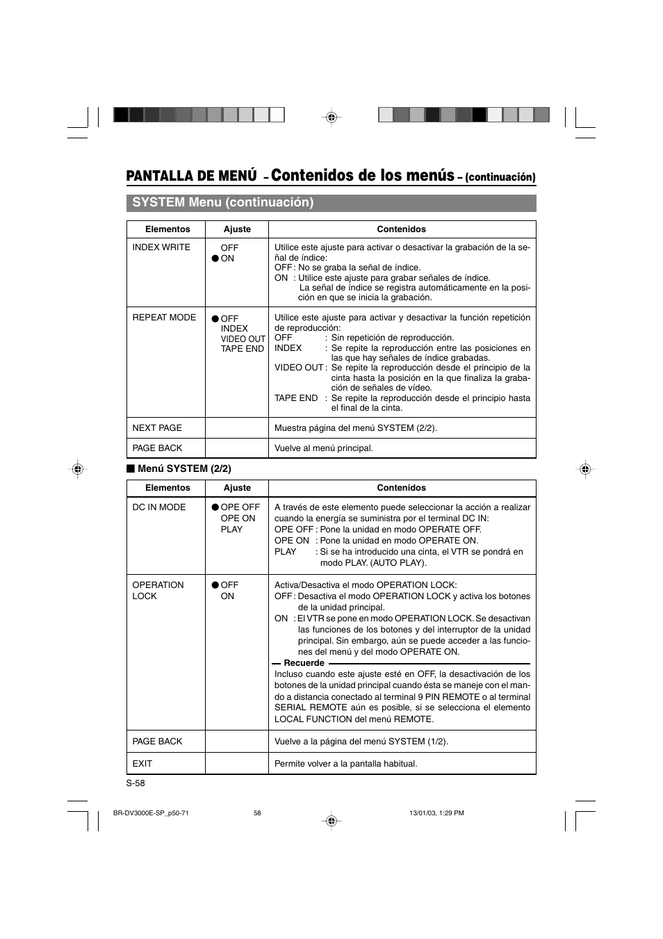 JVC BR-DV3000E User Manual | Page 268 / 350