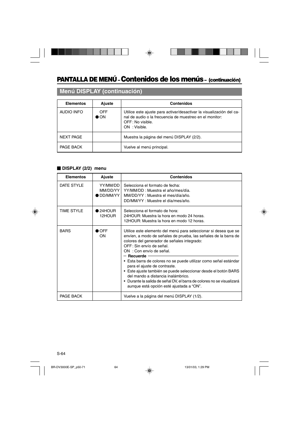 JVC BR-DV3000E User Manual | Page 274 / 350