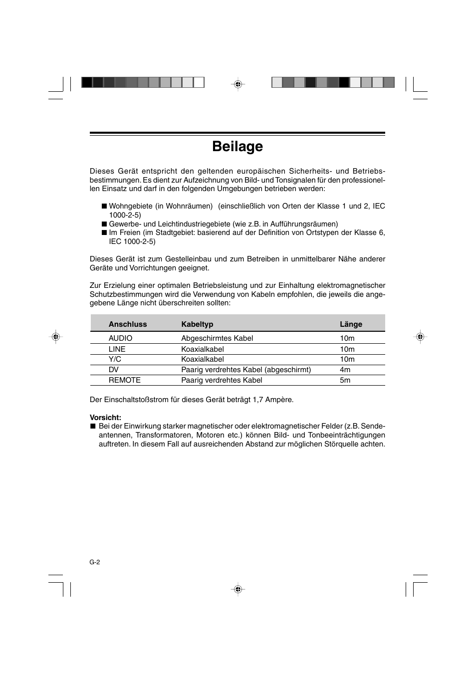 Beilage | JVC BR-DV3000E User Manual | Page 72 / 350