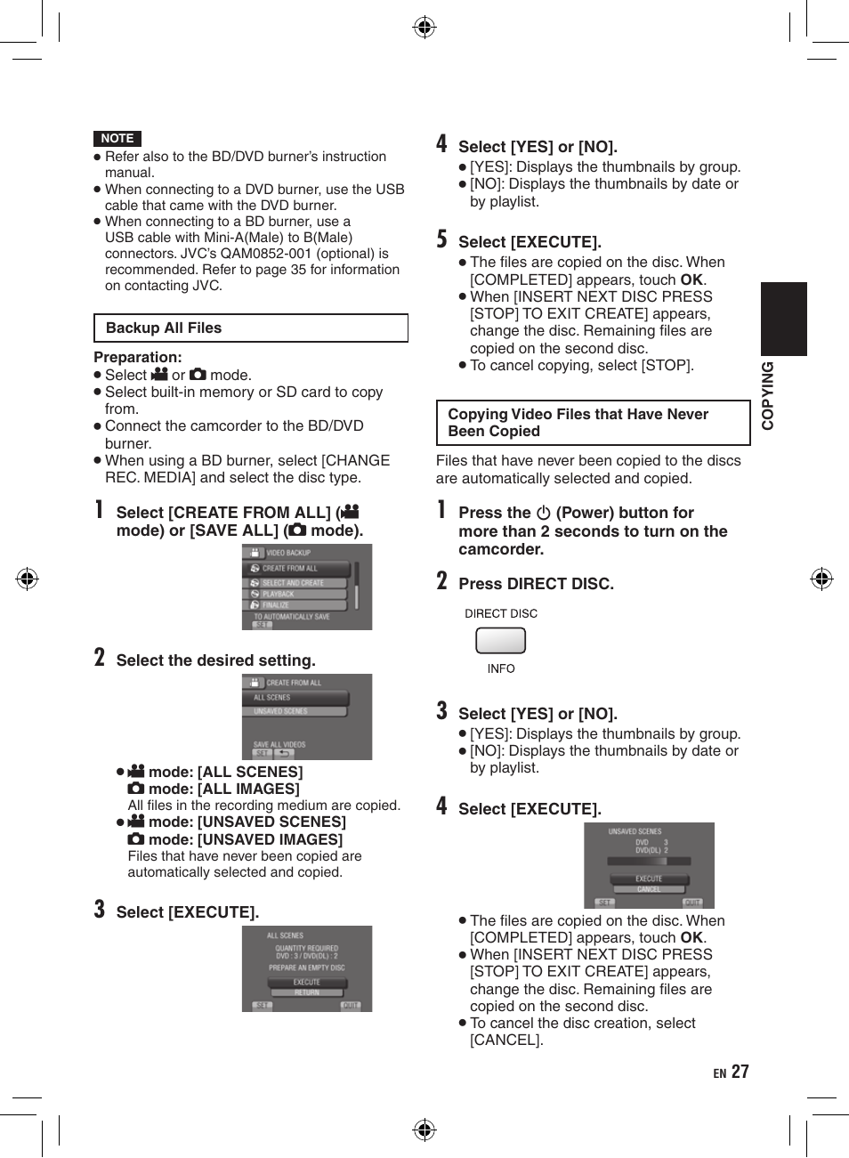 JVC Everio GZ-HM400 User Manual | Page 27 / 44