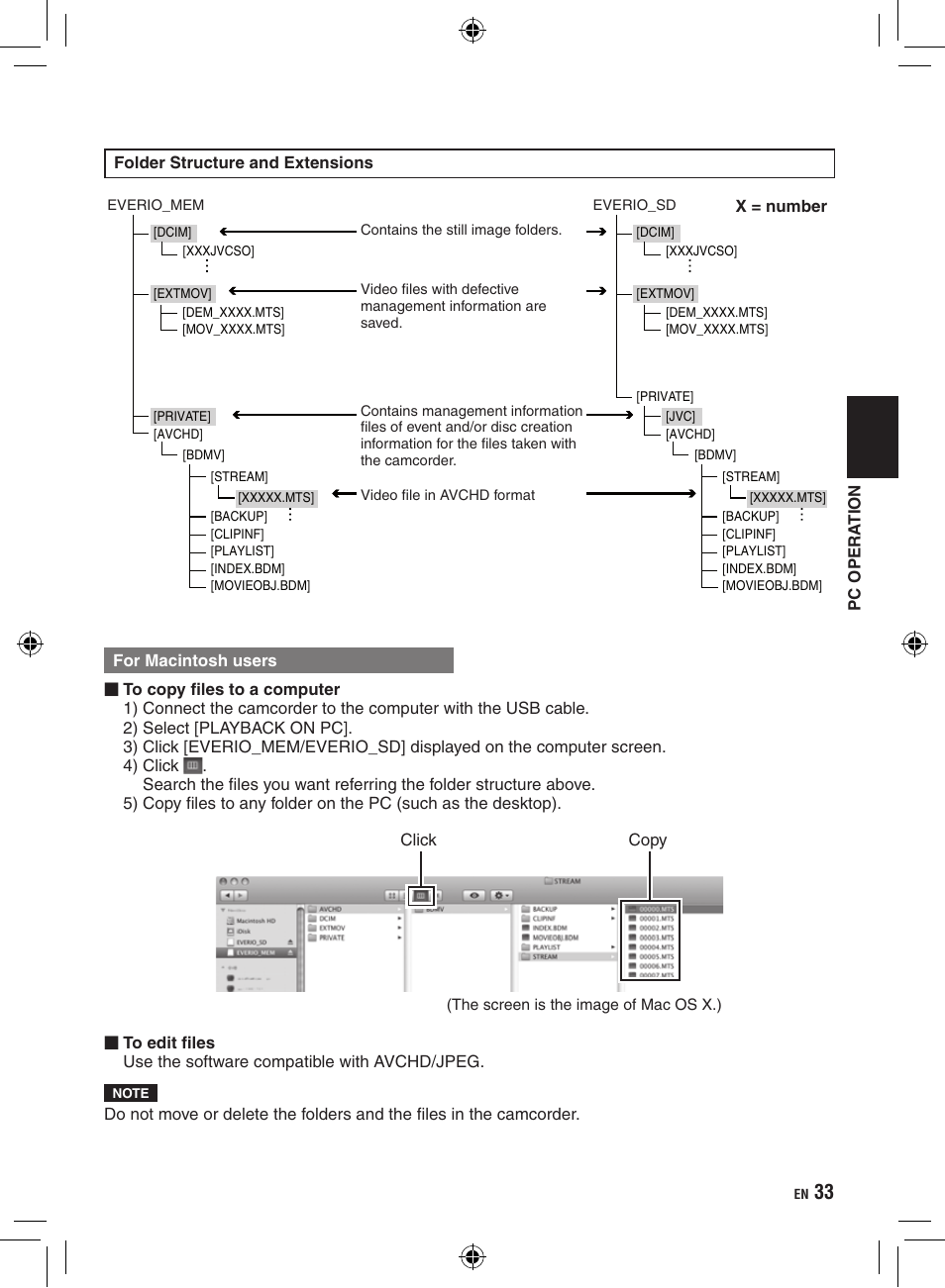 JVC Everio GZ-HM400 User Manual | Page 33 / 44