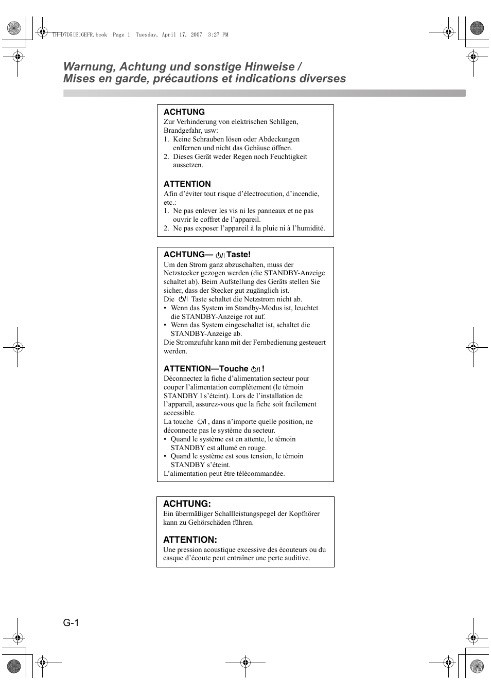 JVC TH-D7 User Manual | Page 2 / 82