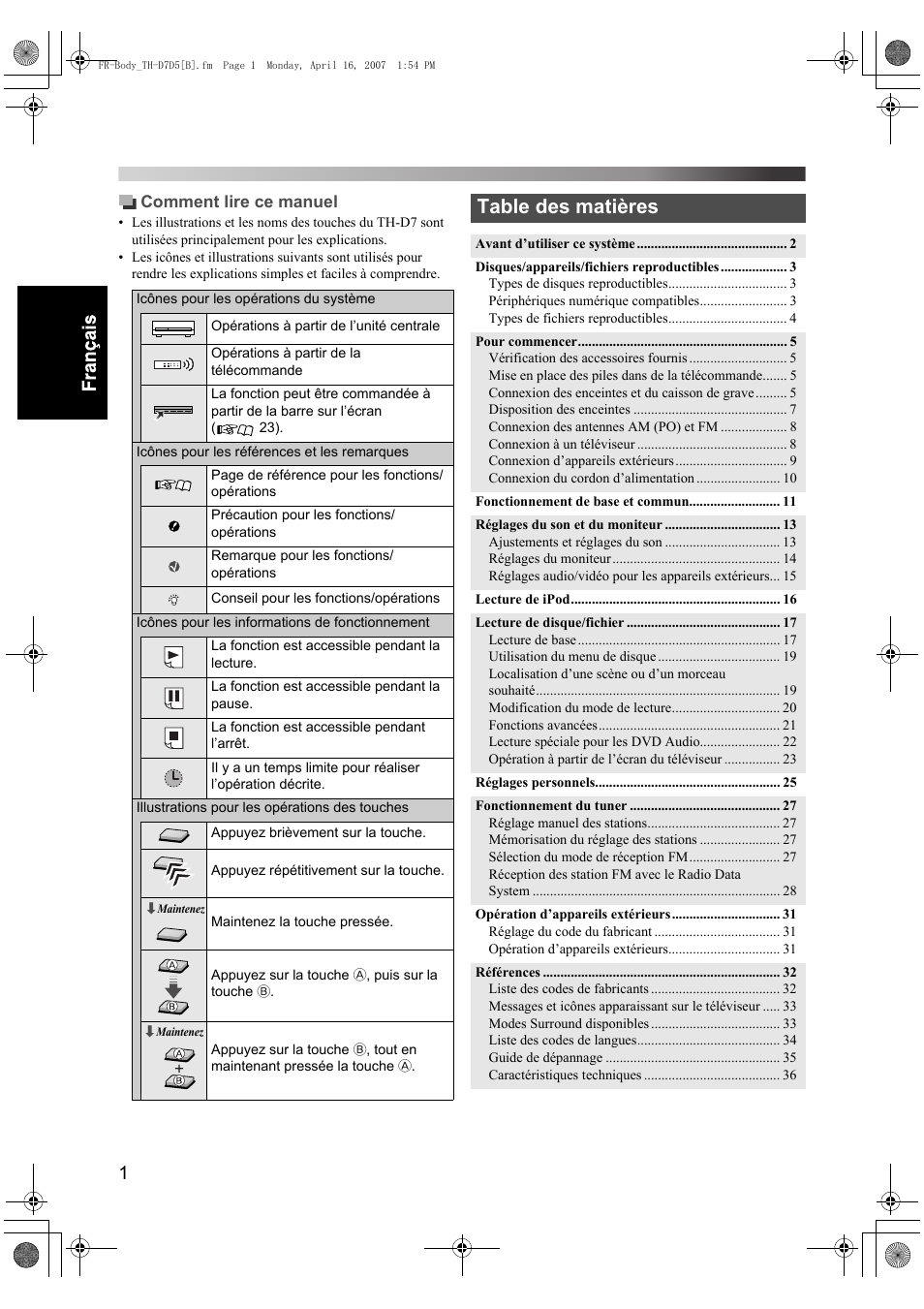 JVC TH-D7 User Manual | Page 44 / 82