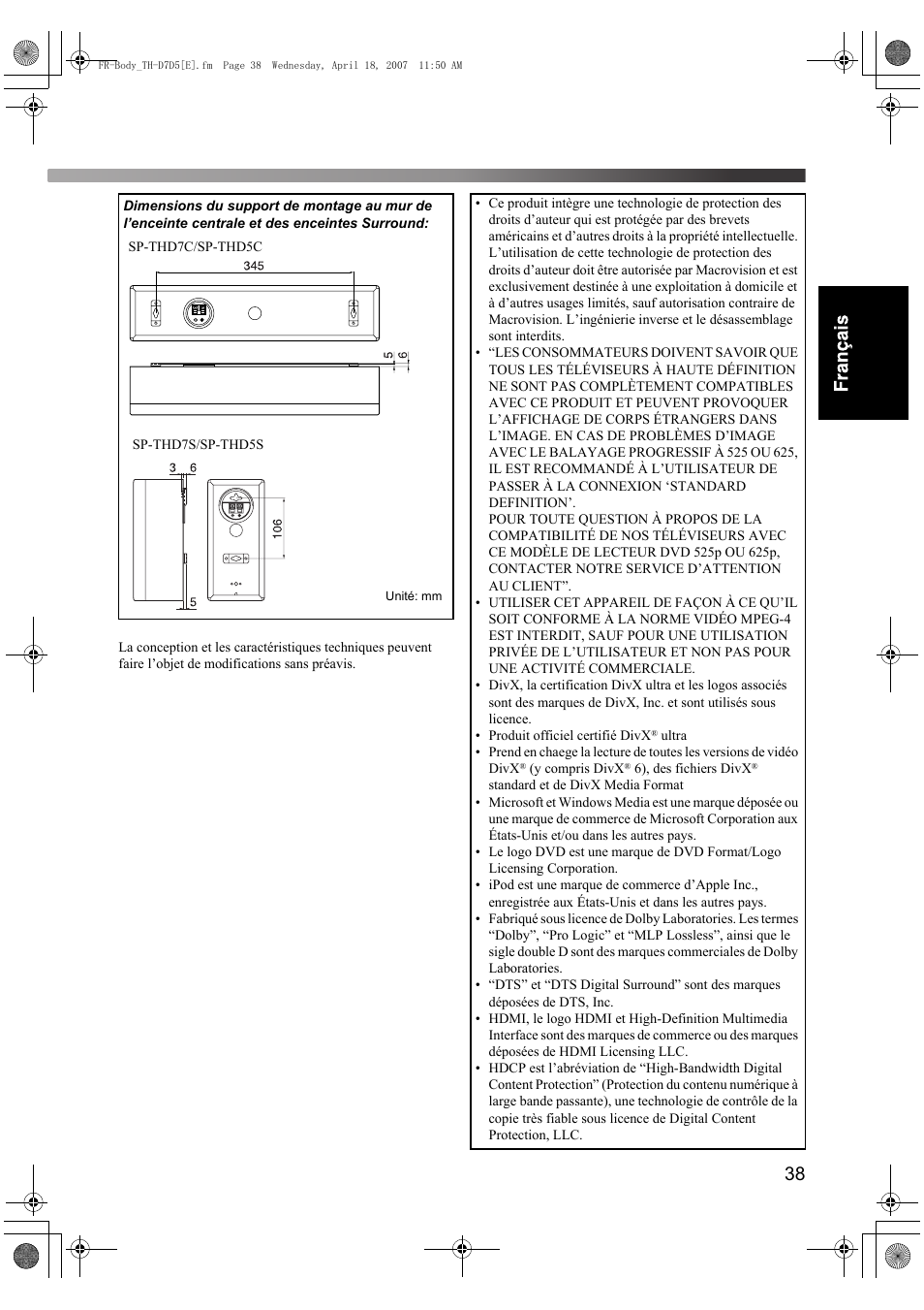 JVC TH-D7 User Manual | Page 81 / 82