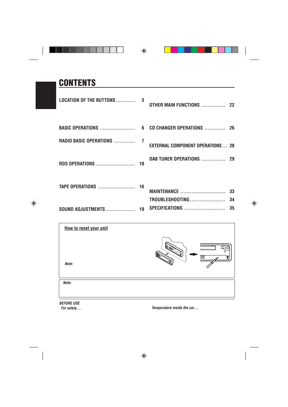 JVC KS-FX922R User Manual | Page 2 / 40