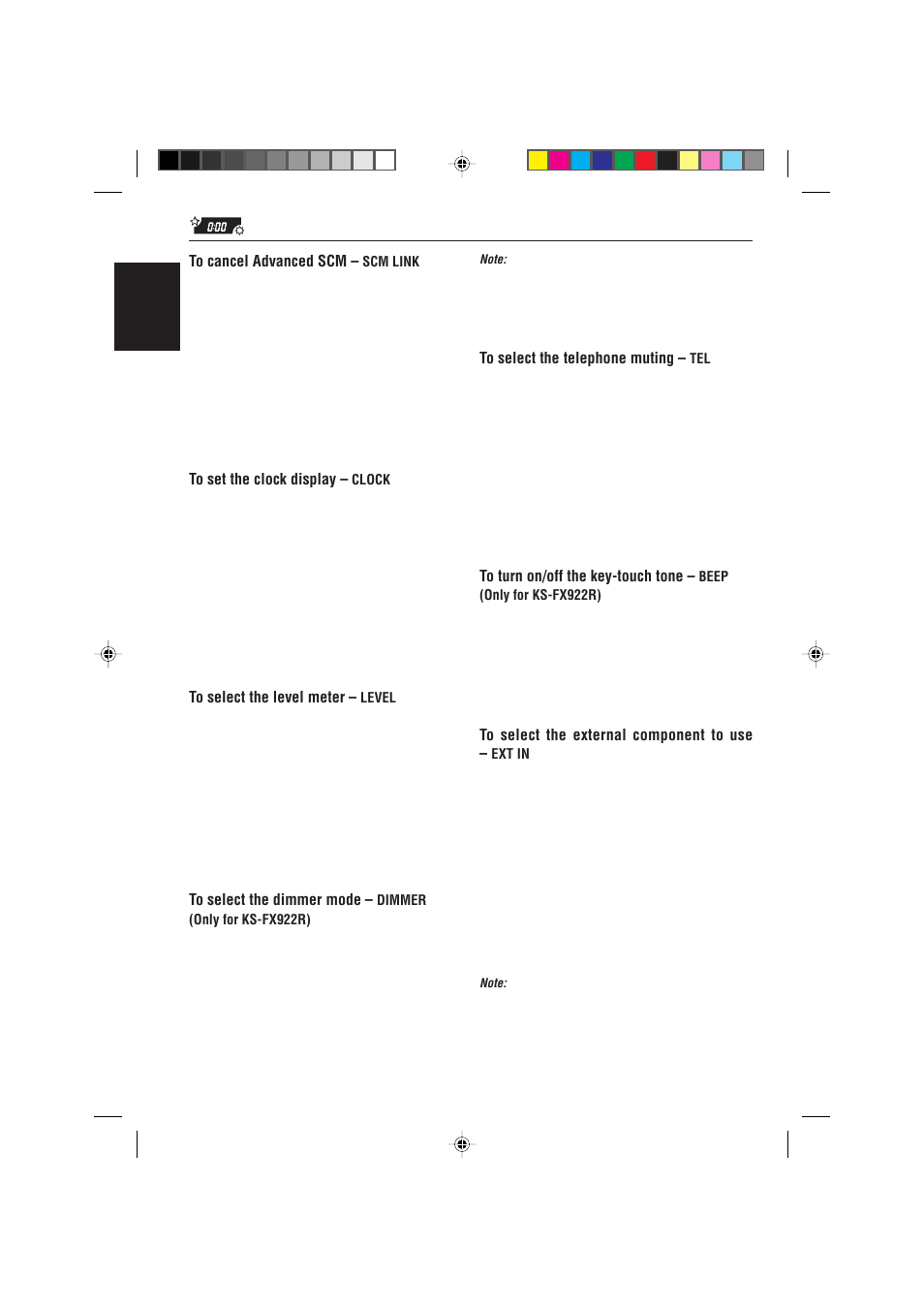 JVC KS-FX922R User Manual | Page 24 / 40