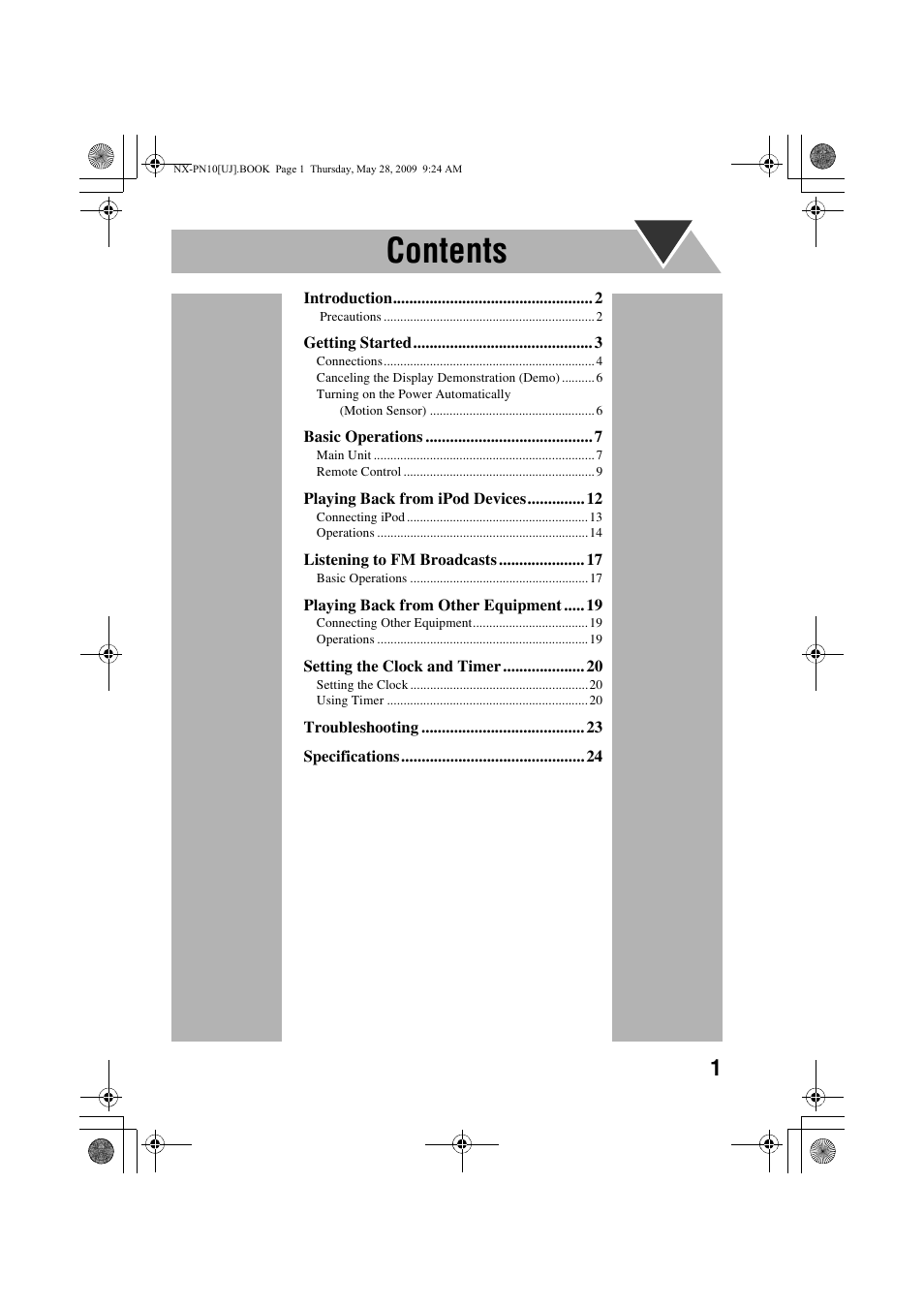 JVC NX-PN10 User Manual | Page 3 / 27