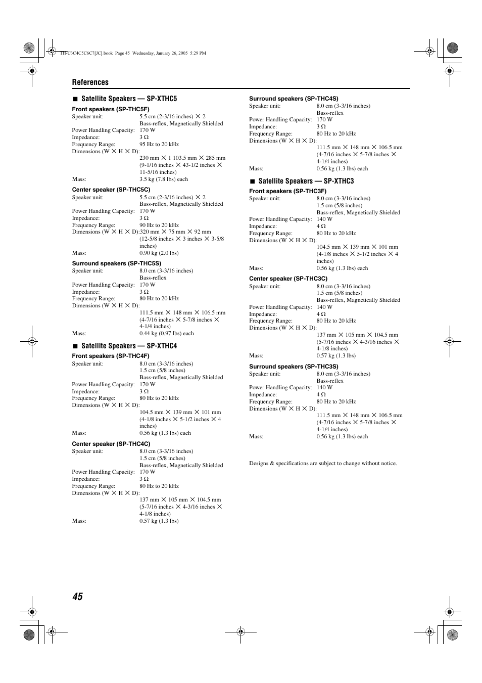 References | JVC TH-C7 TH-C6 User Manual | Page 48 / 51
