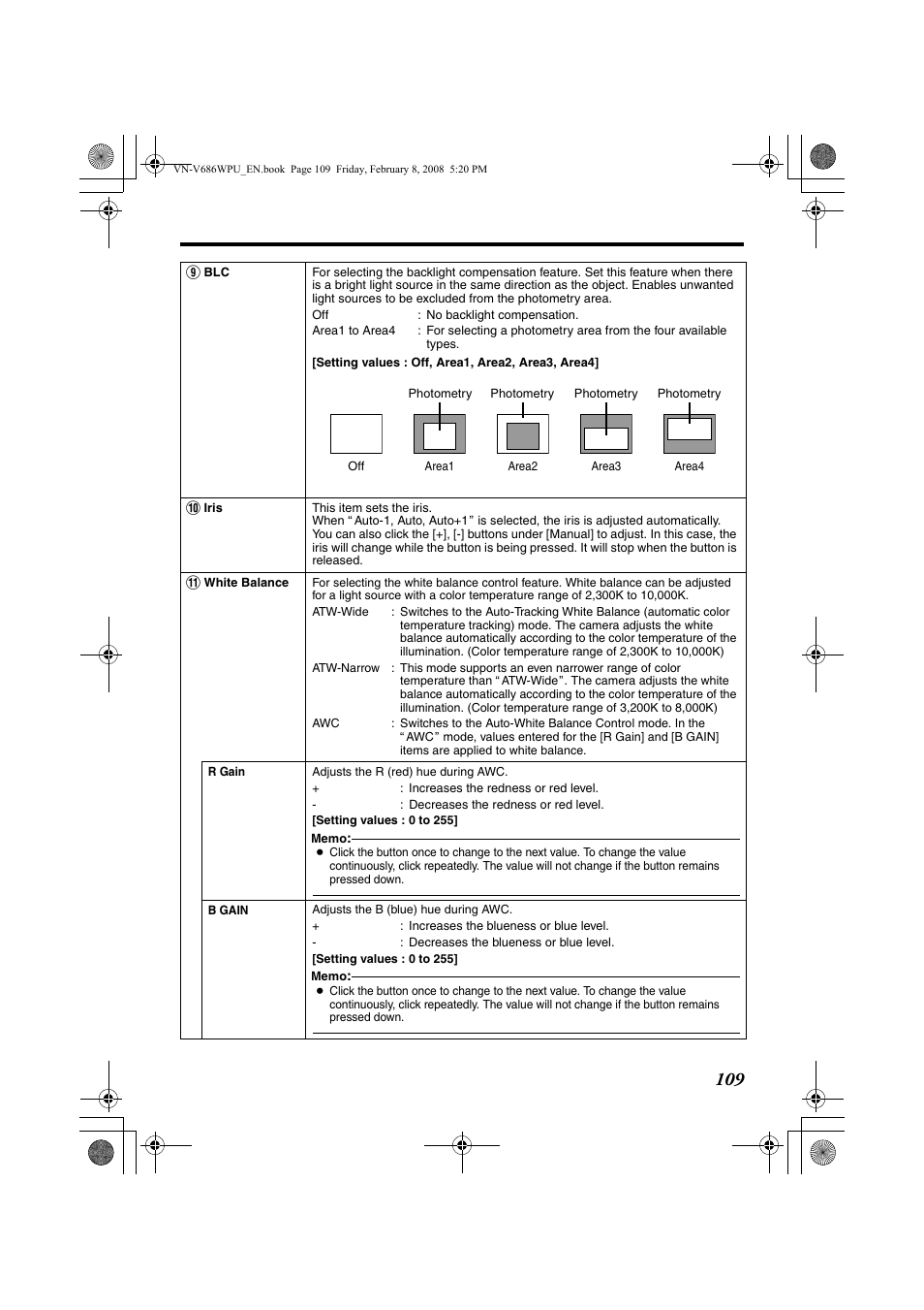 JVC VN-V686WPU User Manual | Page 109 / 119