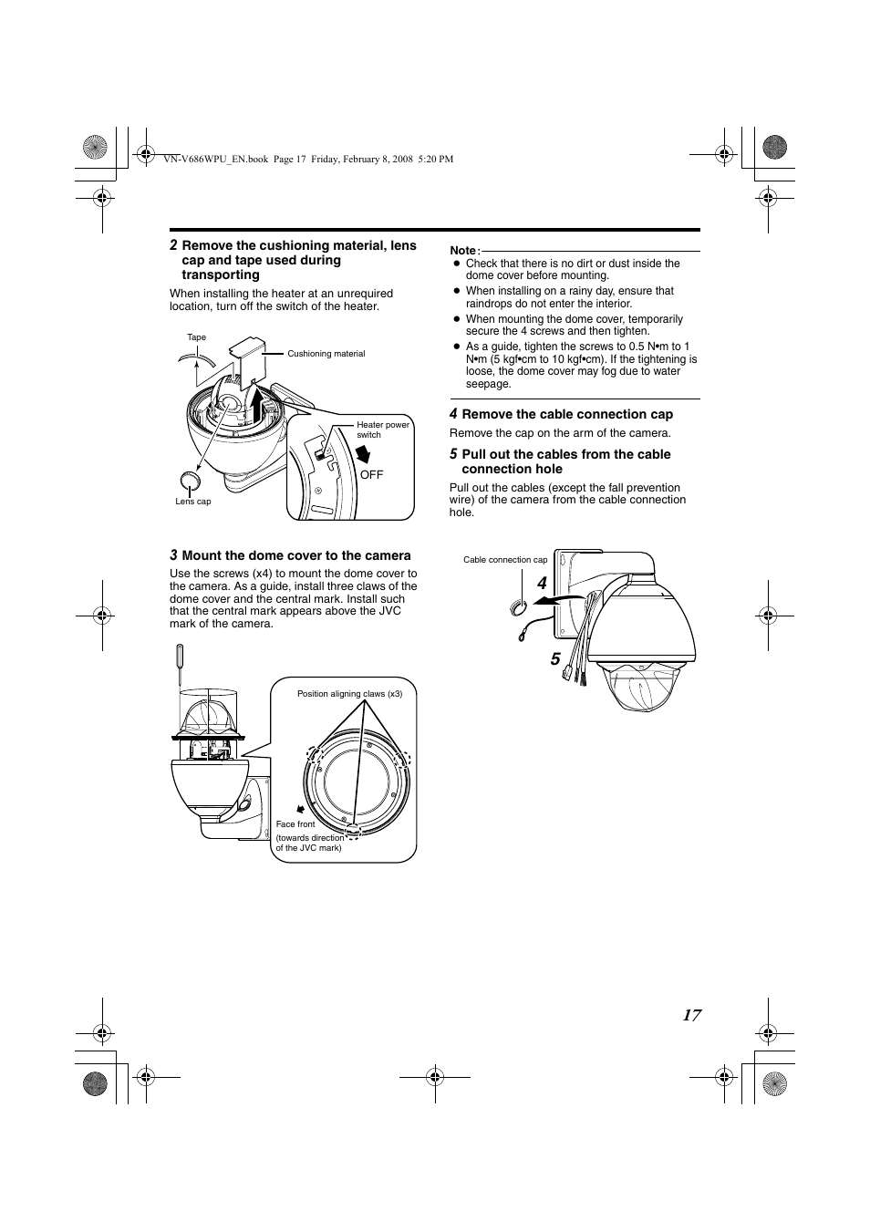 JVC VN-V686WPU User Manual | Page 17 / 119