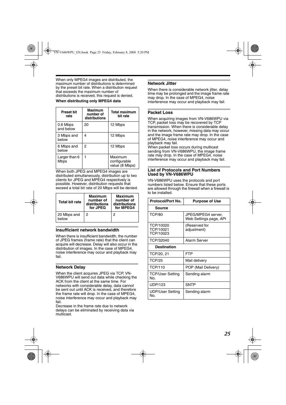 JVC VN-V686WPU User Manual | Page 25 / 119