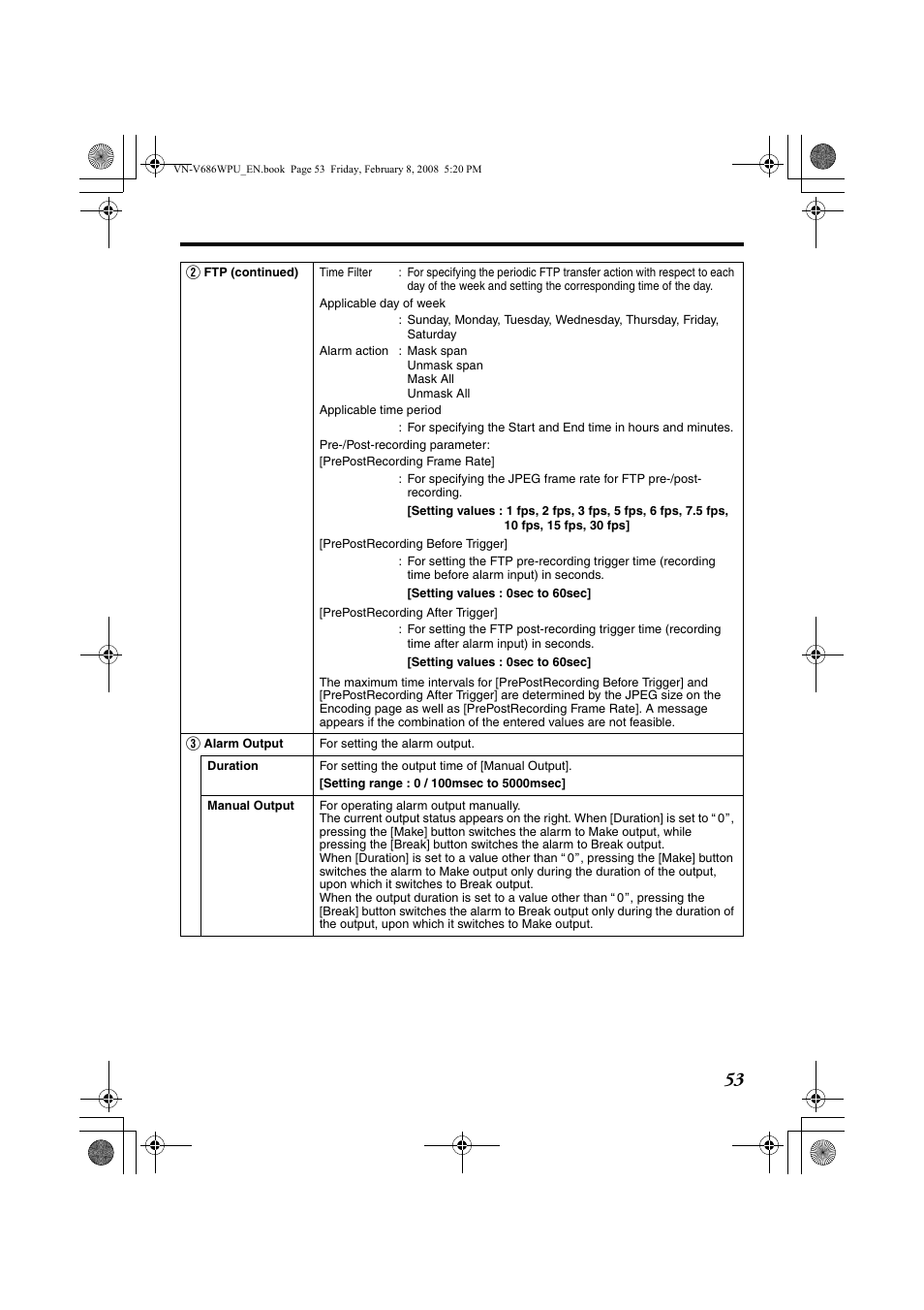JVC VN-V686WPU User Manual | Page 53 / 119