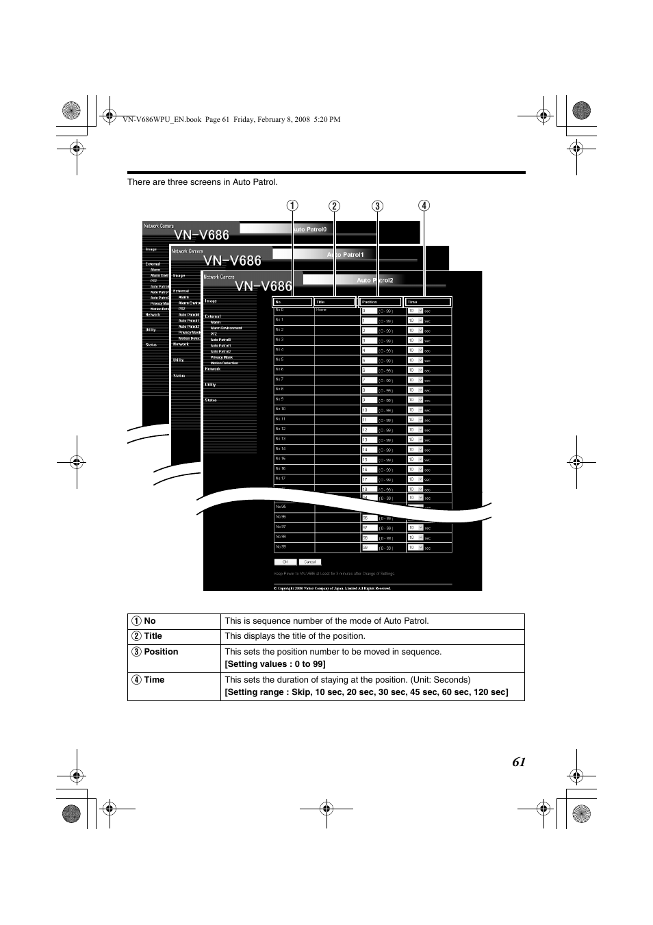 JVC VN-V686WPU User Manual | Page 61 / 119