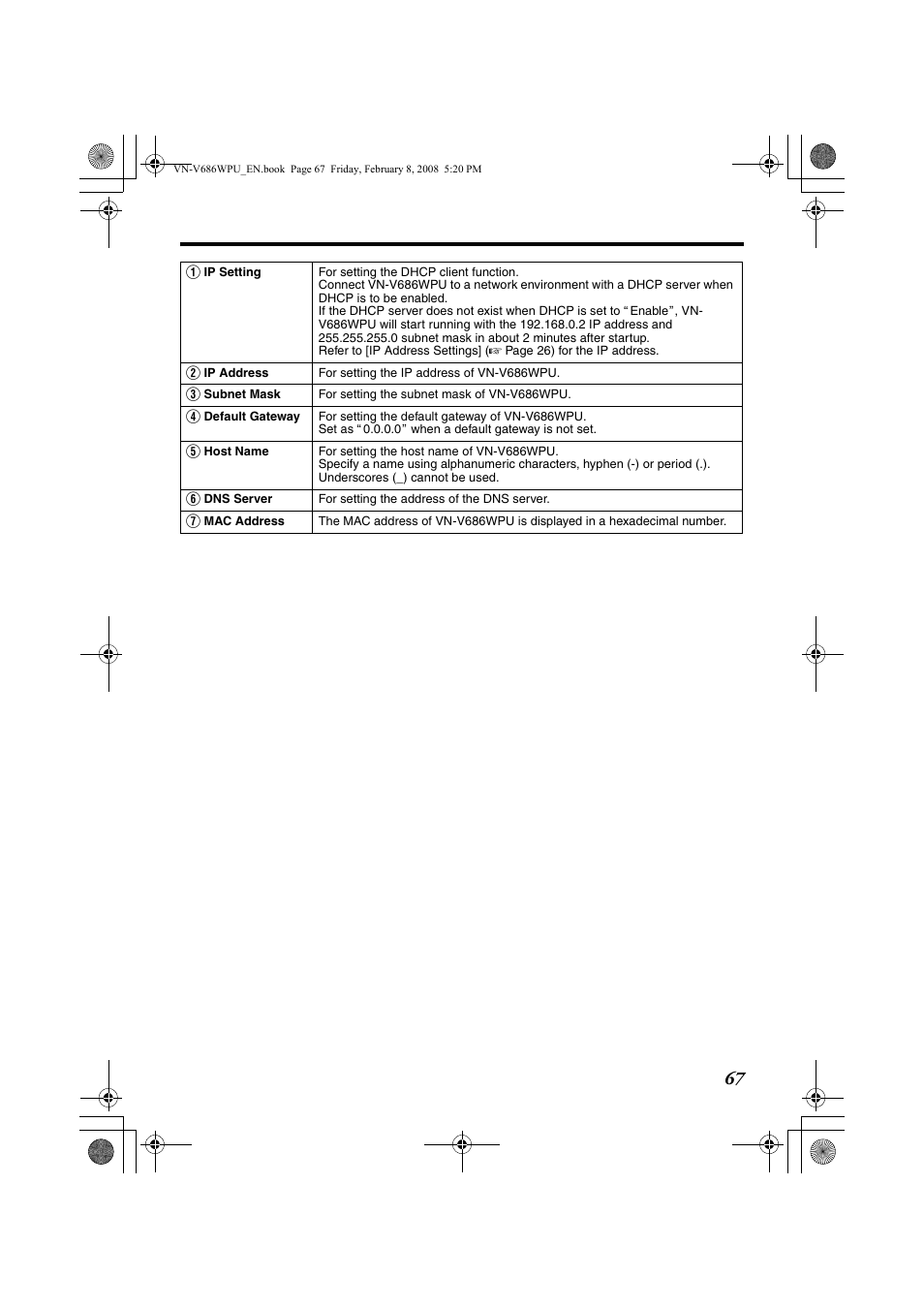 JVC VN-V686WPU User Manual | Page 67 / 119