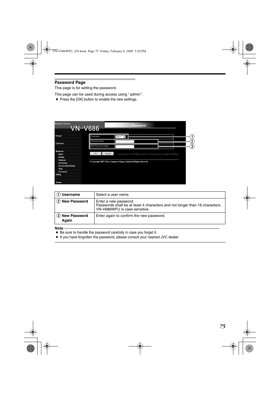 JVC VN-V686WPU User Manual | Page 75 / 119
