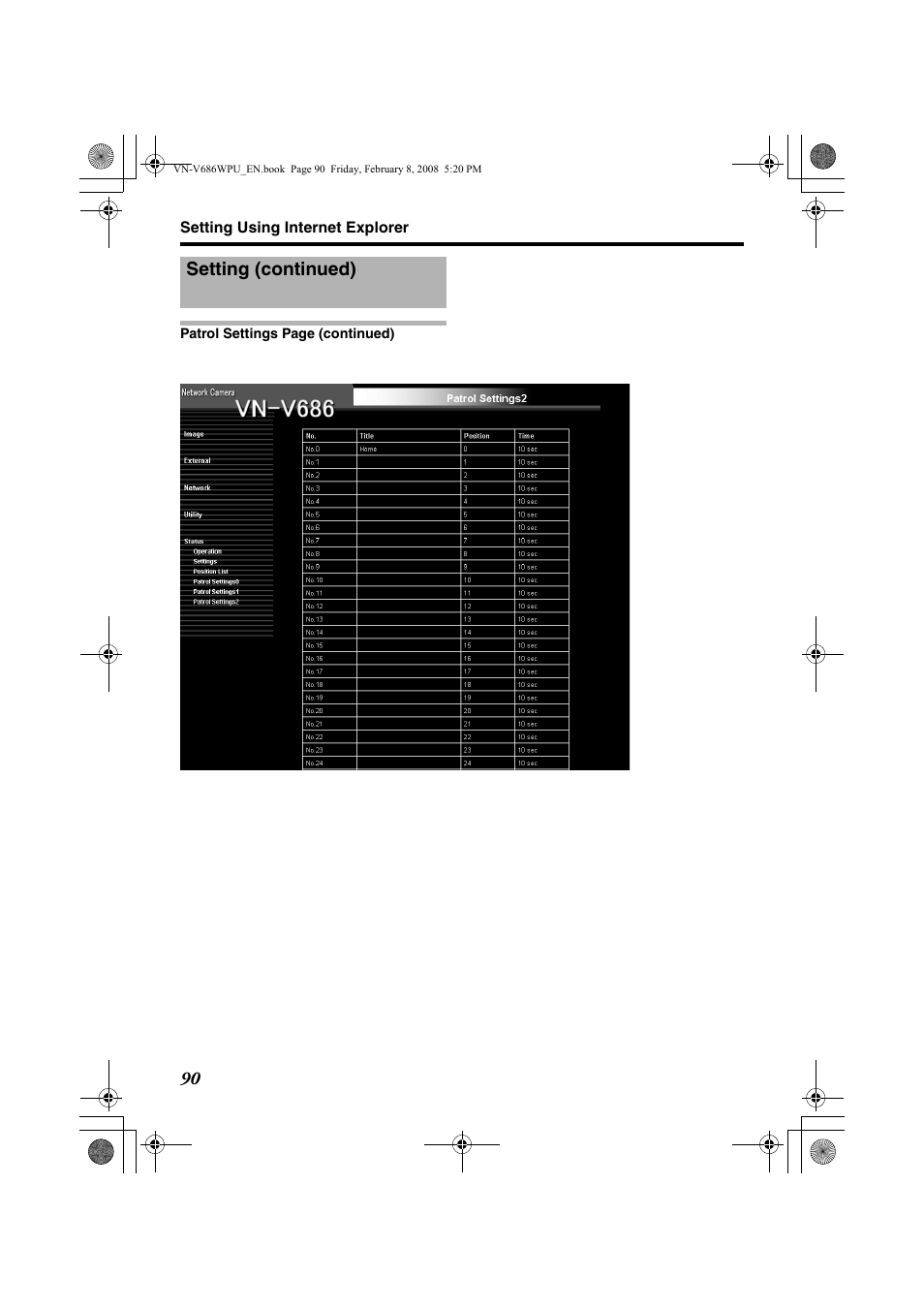 JVC VN-V686WPU User Manual | Page 90 / 119