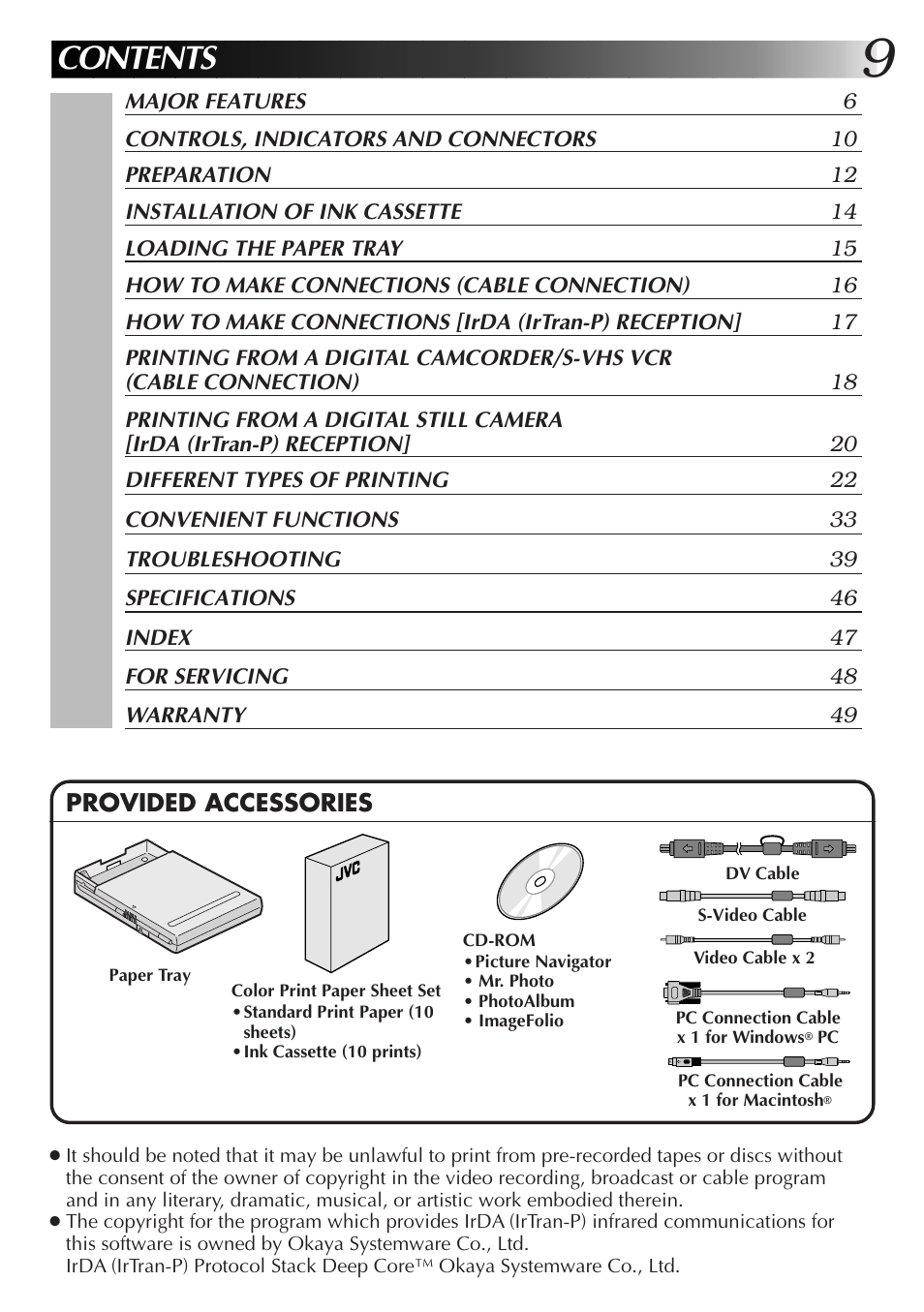 JVC 0199MNV*UN*SW User Manual | Page 9 / 52