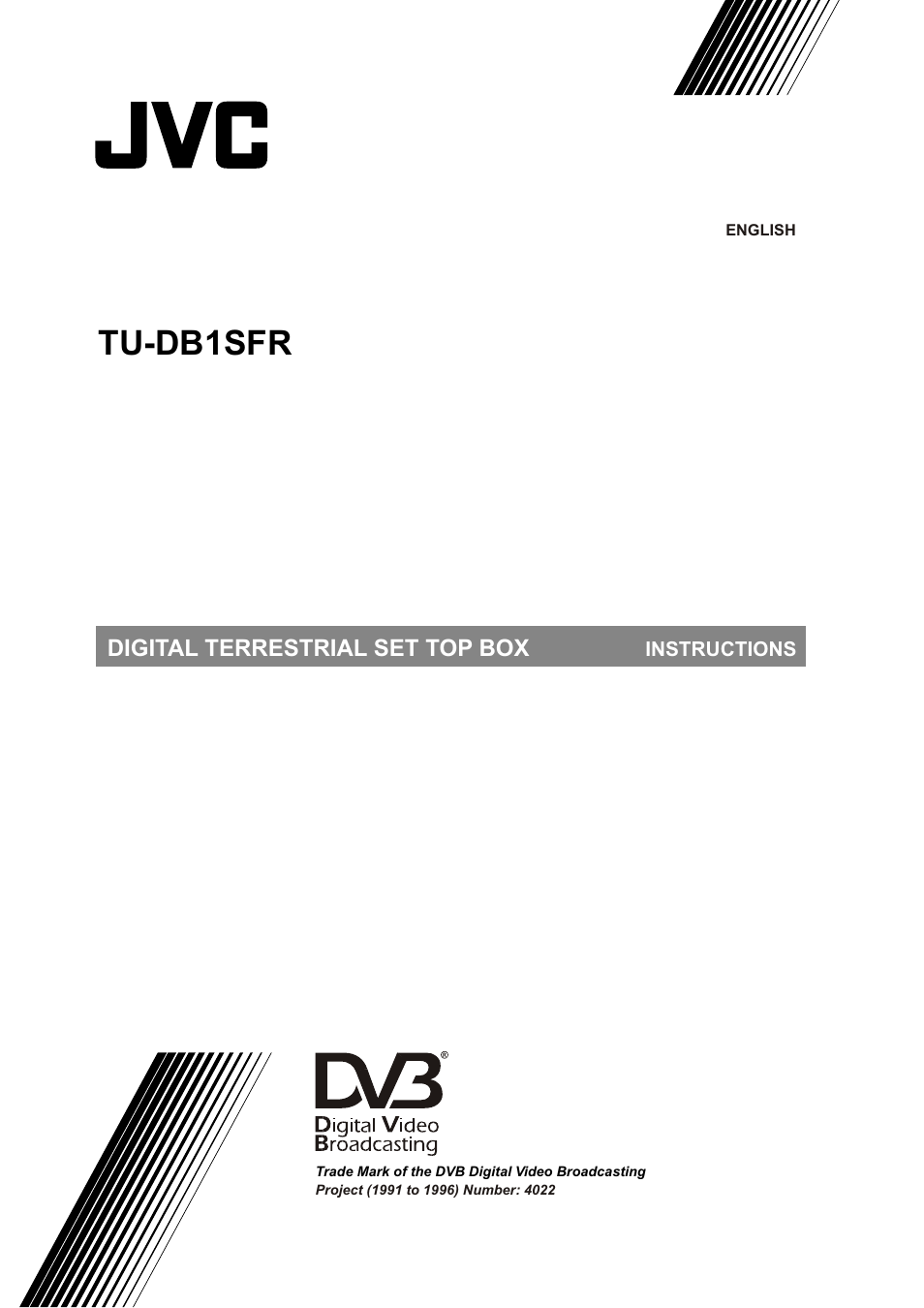 JVC TU-DB1SFR User Manual | 22 pages