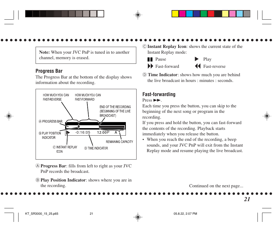 JVC KT-SR3000 User Manual | Page 21 / 48