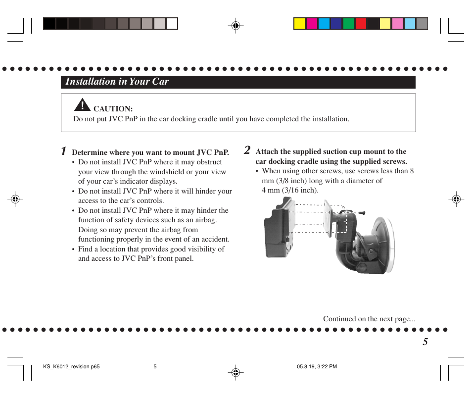 Installation in your car | JVC KT-SR3000 User Manual | Page 41 / 48
