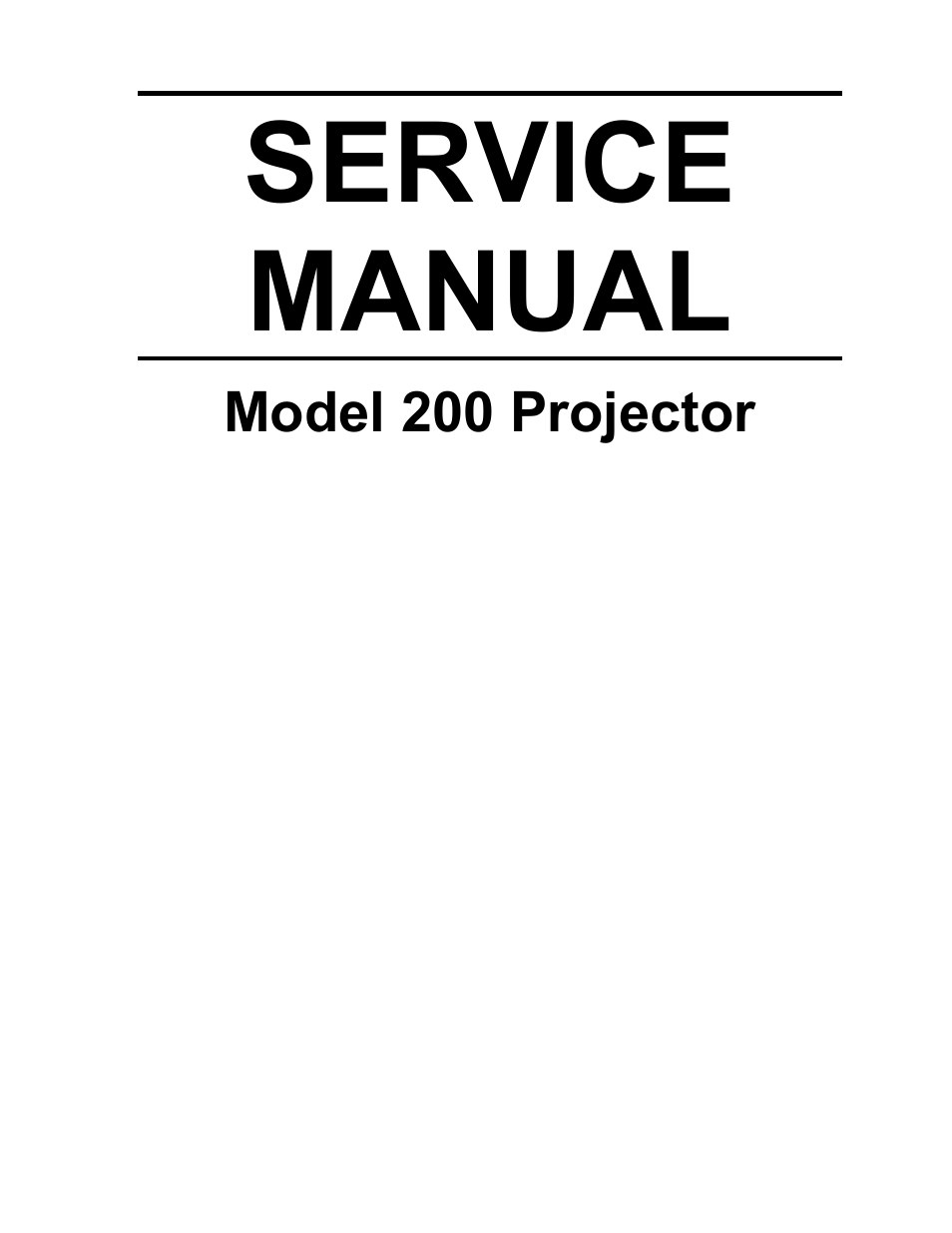 JVC Model 200 User Manual | 140 pages