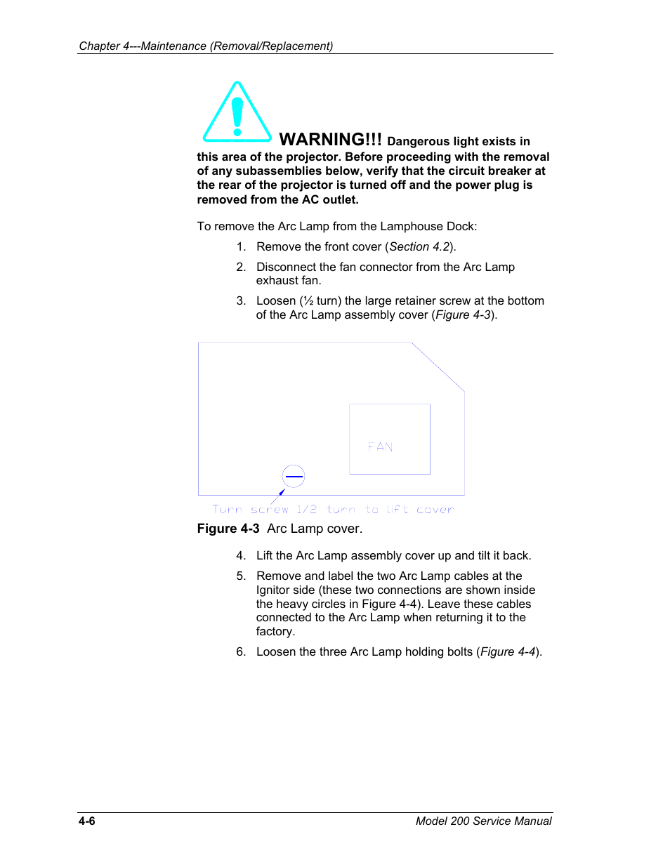 Warning | JVC Model 200 User Manual | Page 103 / 140