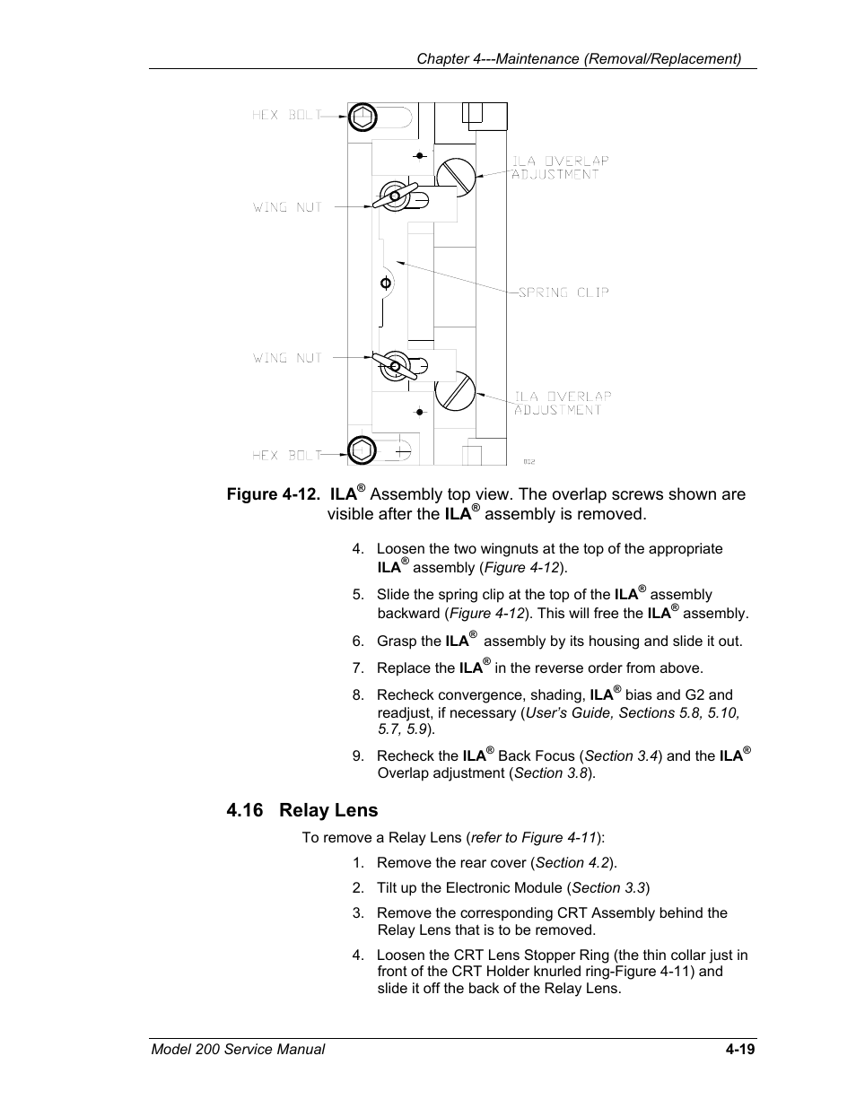 16 relay lens | JVC Model 200 User Manual | Page 116 / 140