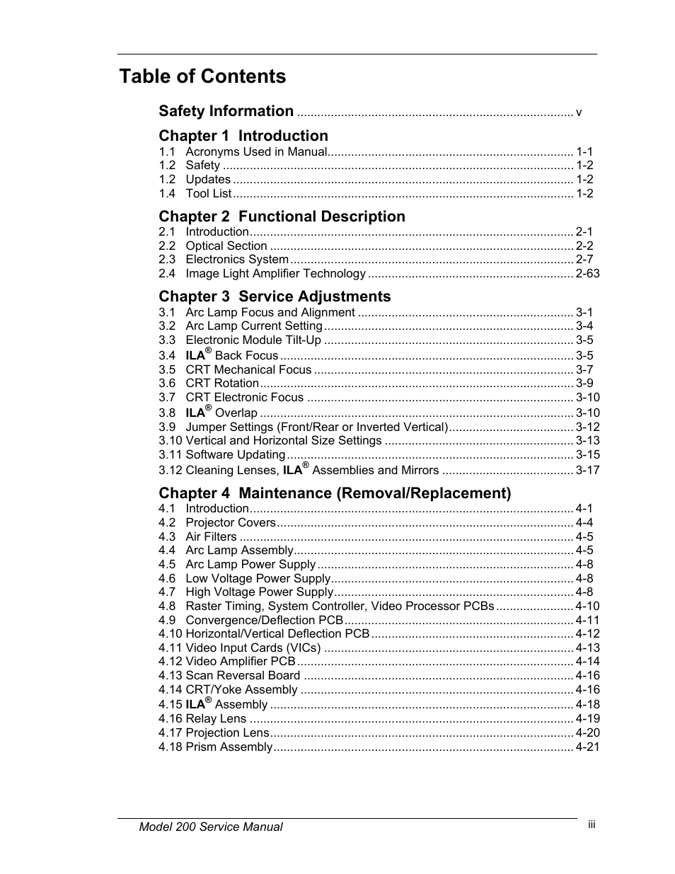 JVC Model 200 User Manual | Page 3 / 140