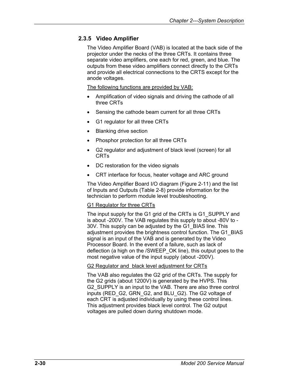 5 video amplifier | JVC Model 200 User Manual | Page 44 / 140