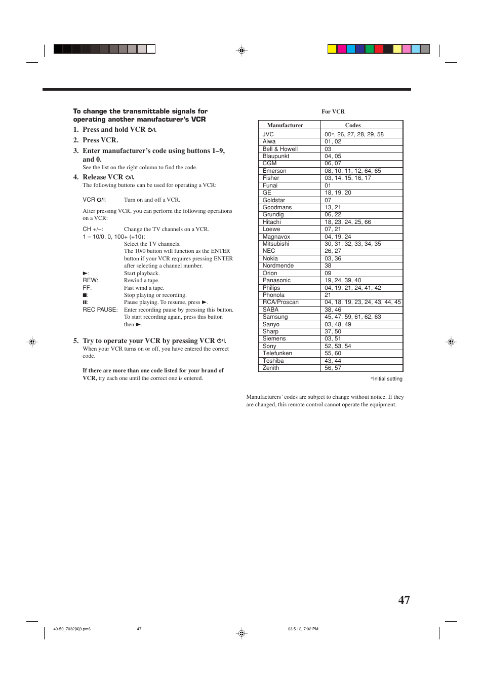 JVC LVT1007-010A[A] User Manual | Page 49 / 53