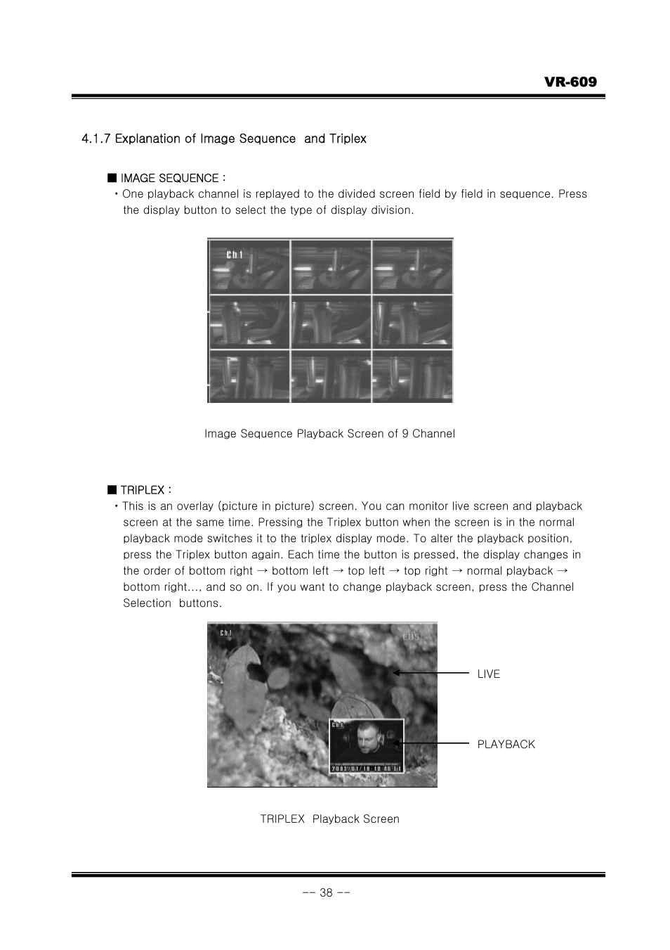 JVC VR-609 User Manual | Page 38 / 102