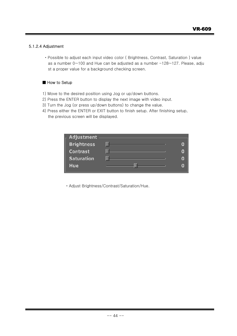 JVC VR-609 User Manual | Page 44 / 102