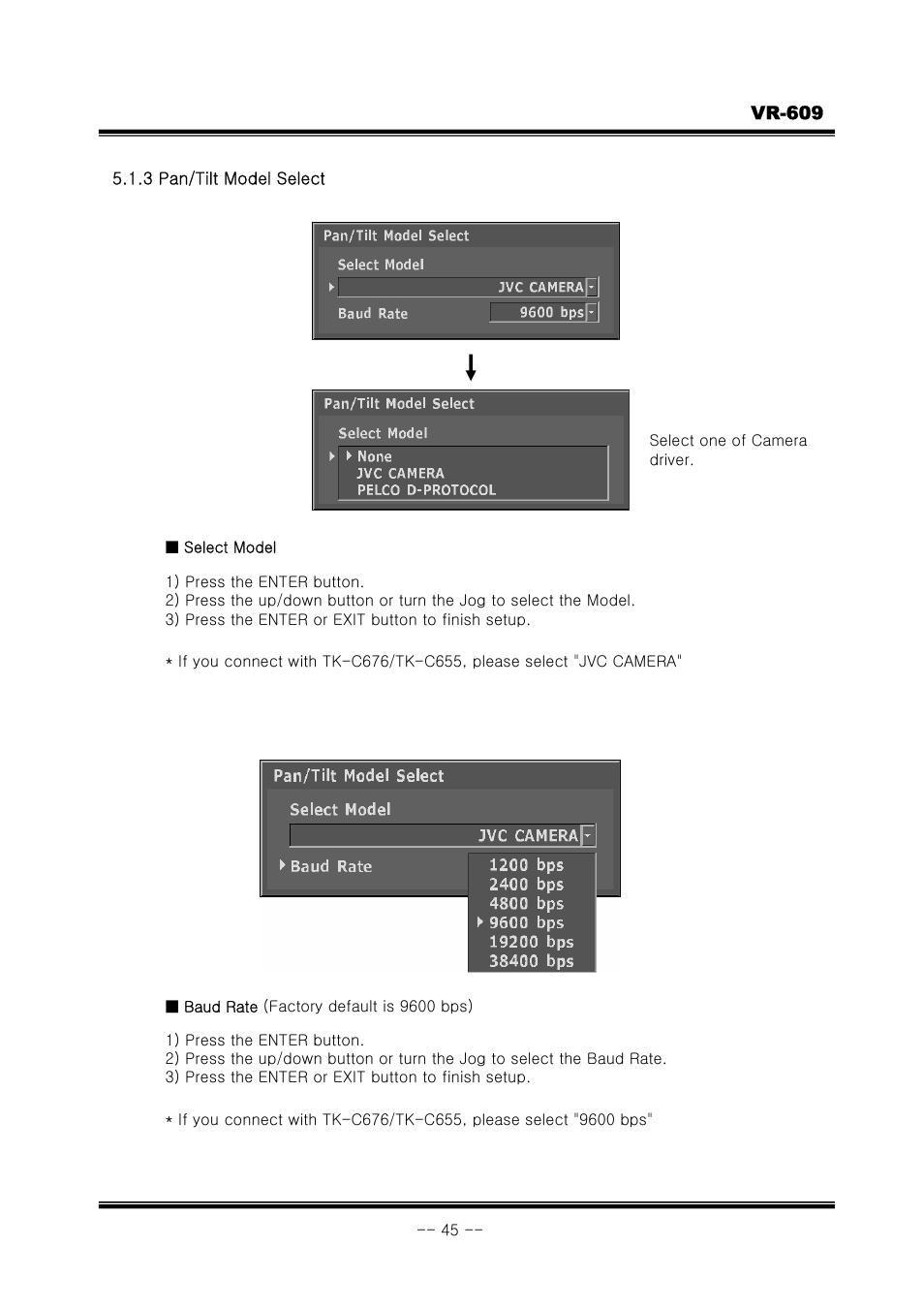 JVC VR-609 User Manual | Page 45 / 102