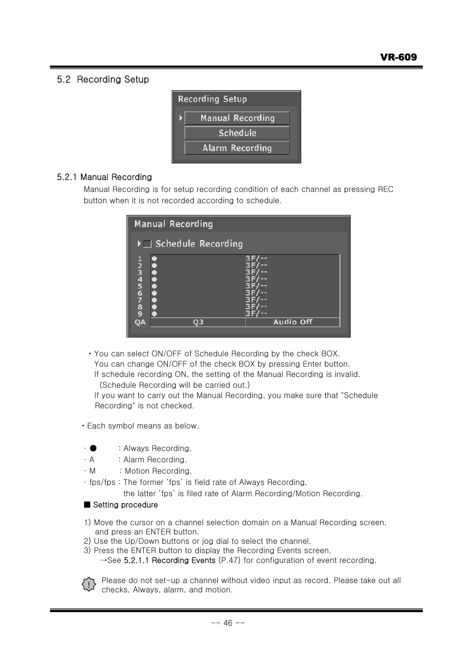 JVC VR-609 User Manual | Page 46 / 102