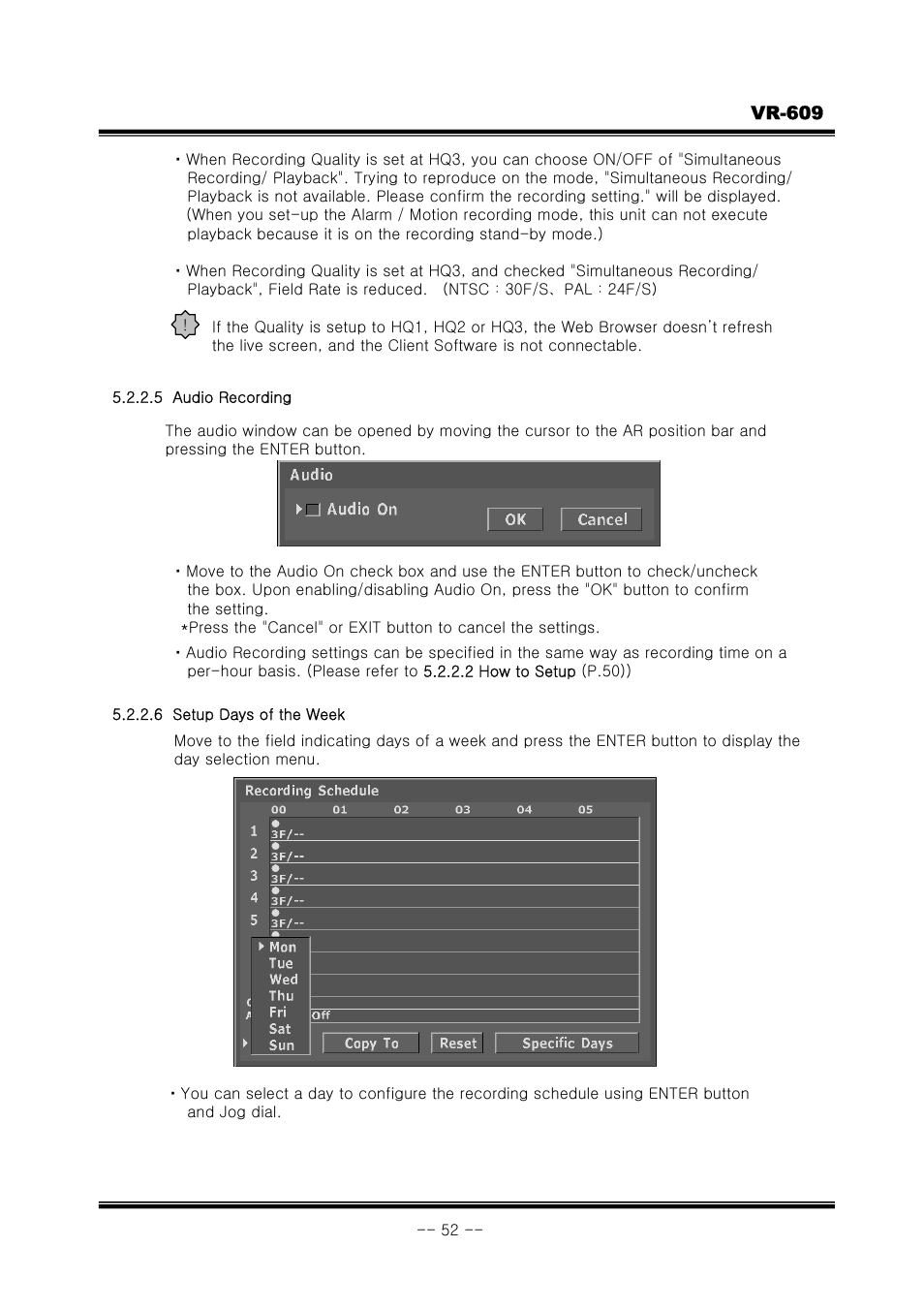 JVC VR-609 User Manual | Page 52 / 102