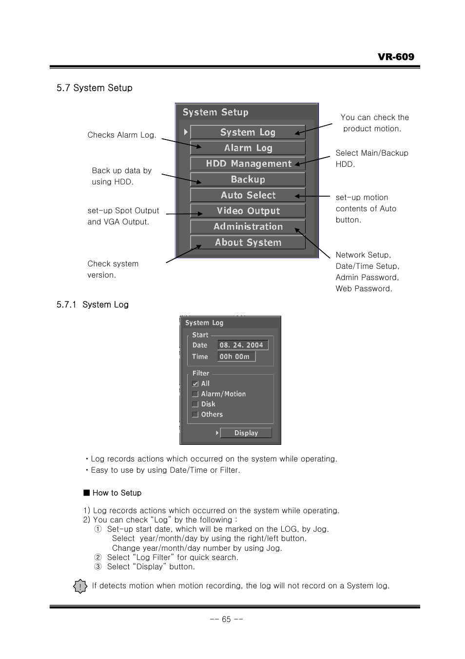 JVC VR-609 User Manual | Page 65 / 102