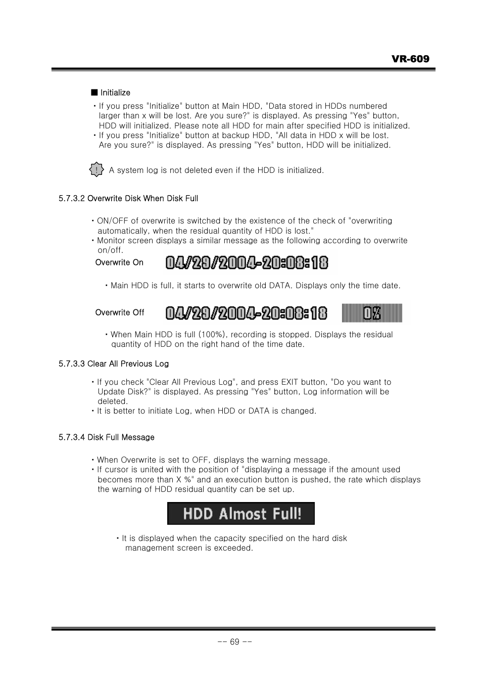 JVC VR-609 User Manual | Page 69 / 102