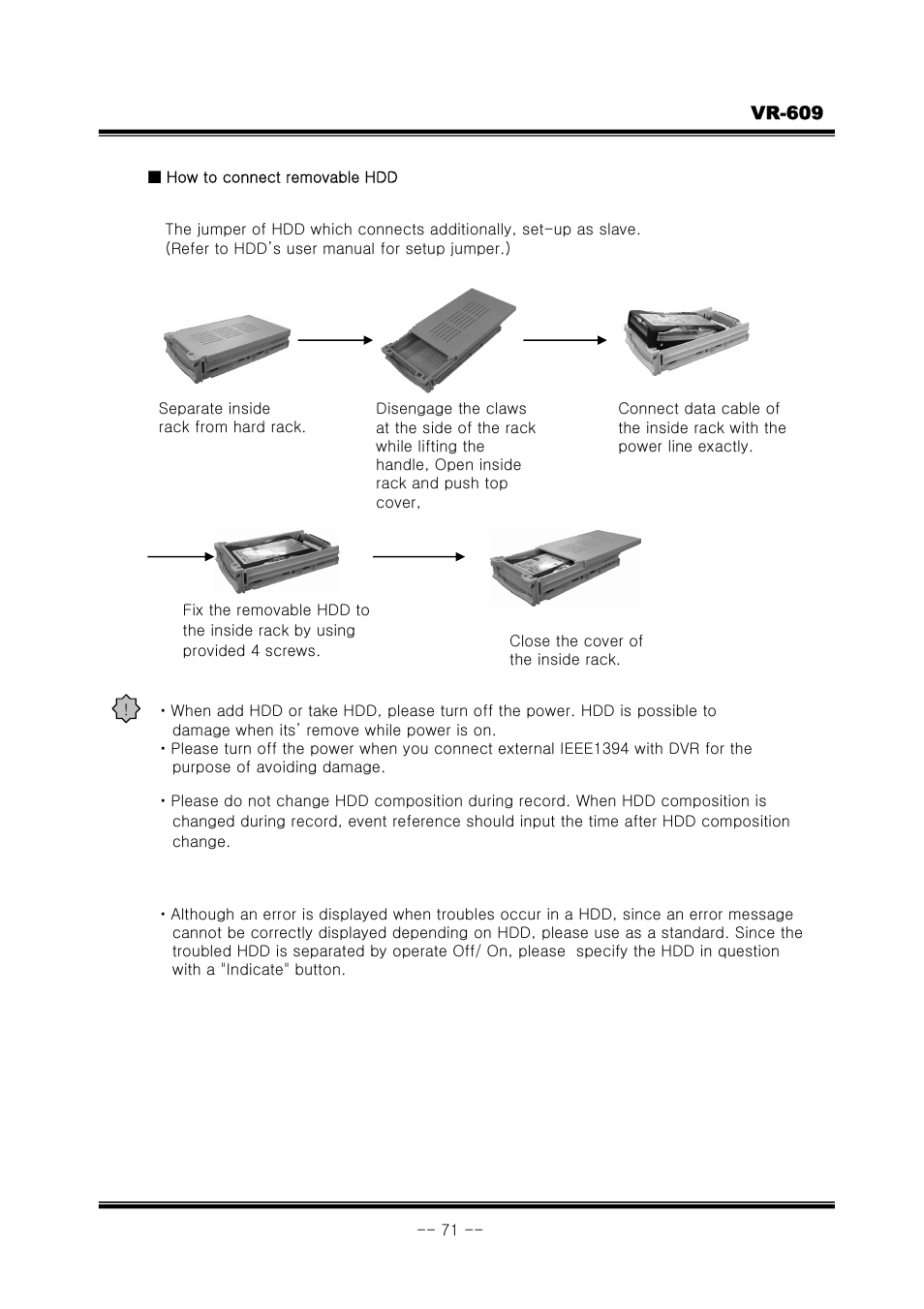 JVC VR-609 User Manual | Page 71 / 102