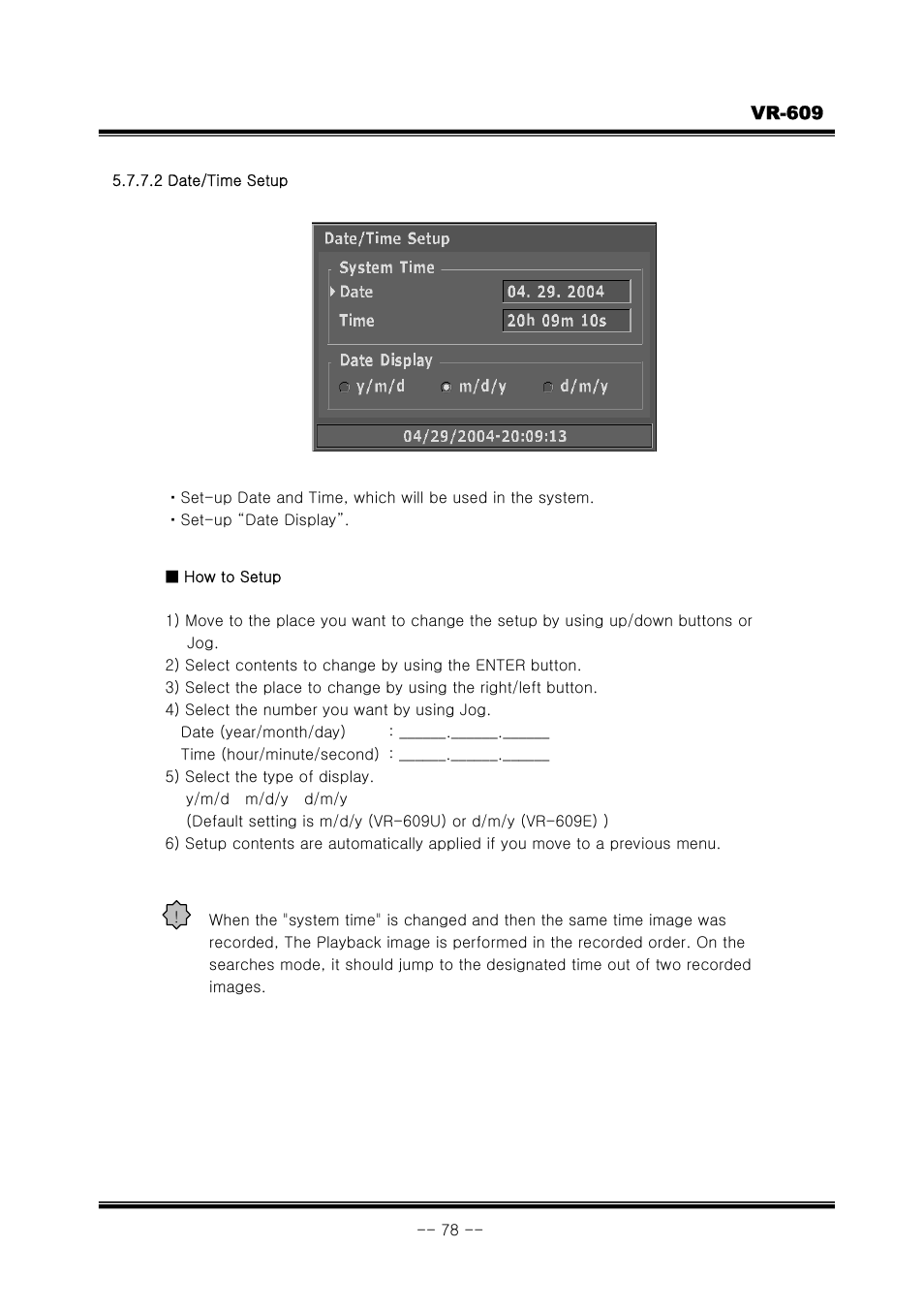 JVC VR-609 User Manual | Page 78 / 102