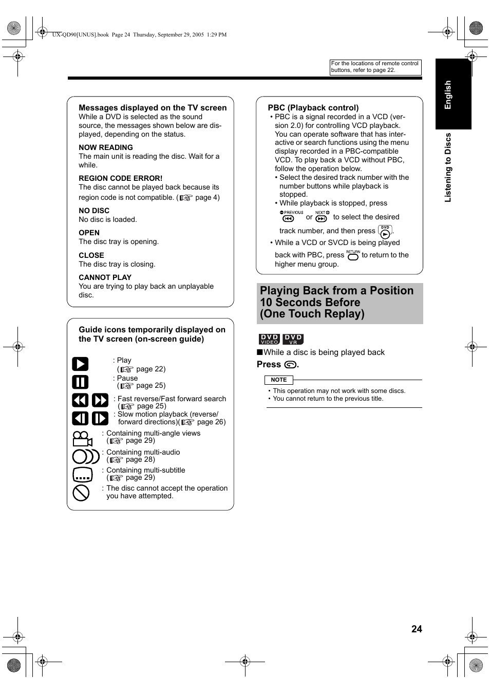 JVC UXQD90S User Manual | Page 27 / 116