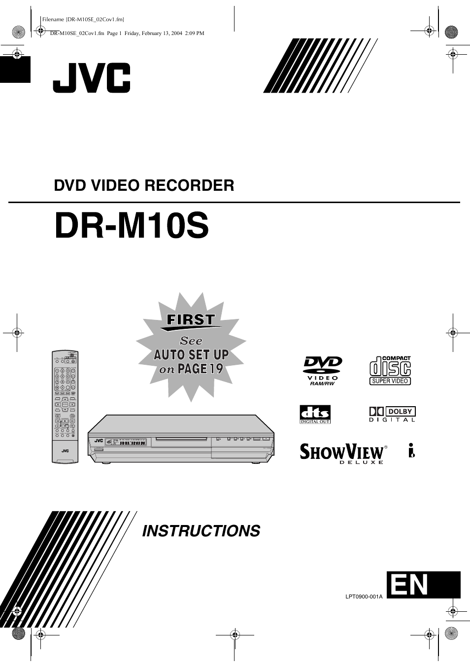 JVC DR-M10S User Manual | 116 pages