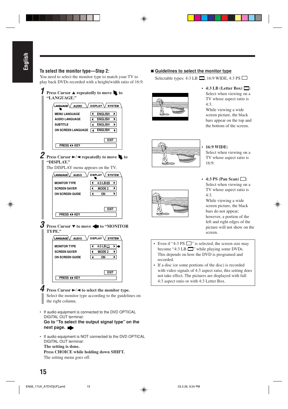 English | JVC 0303MWMMDWJEM User Manual | Page 18 / 76